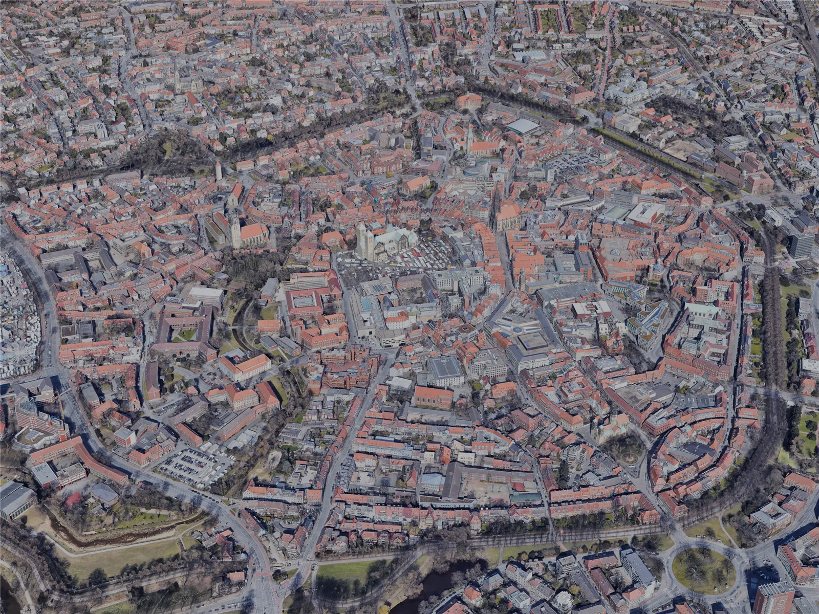 Munster City, Germany (2022) 3D Model main preview