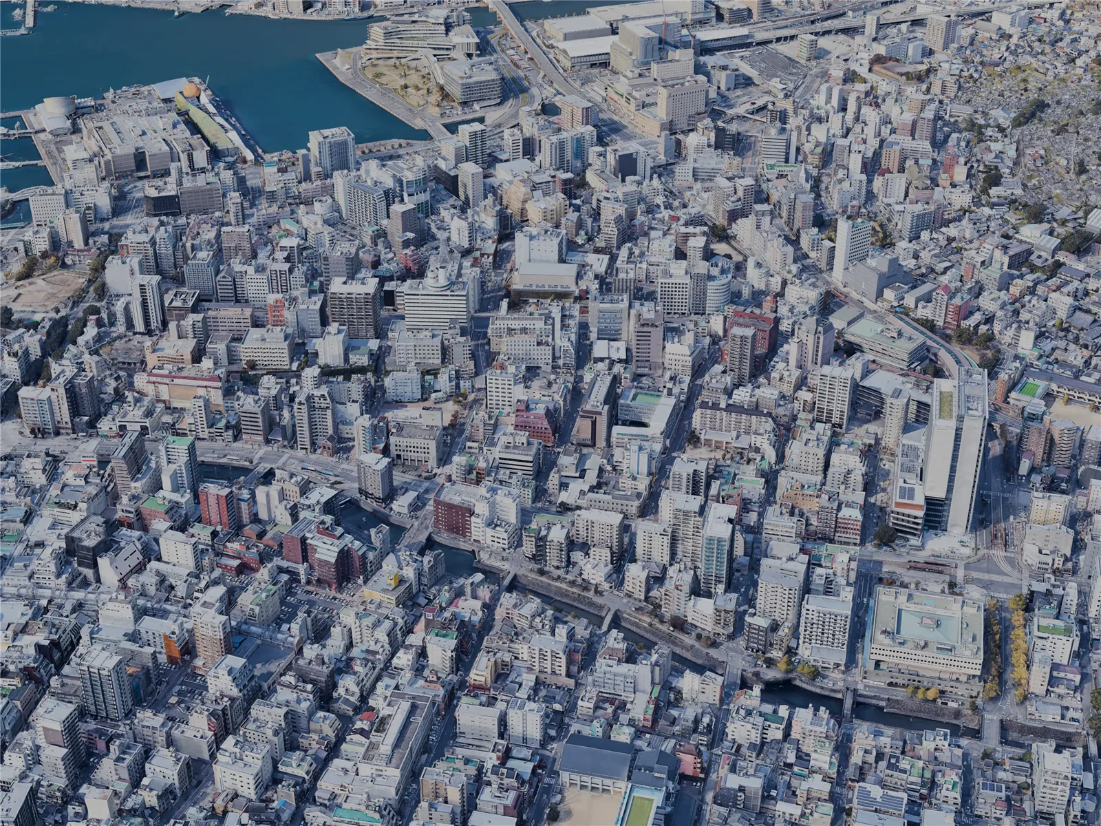 Nagasaki City, Japan (2023) 3D Model main preview