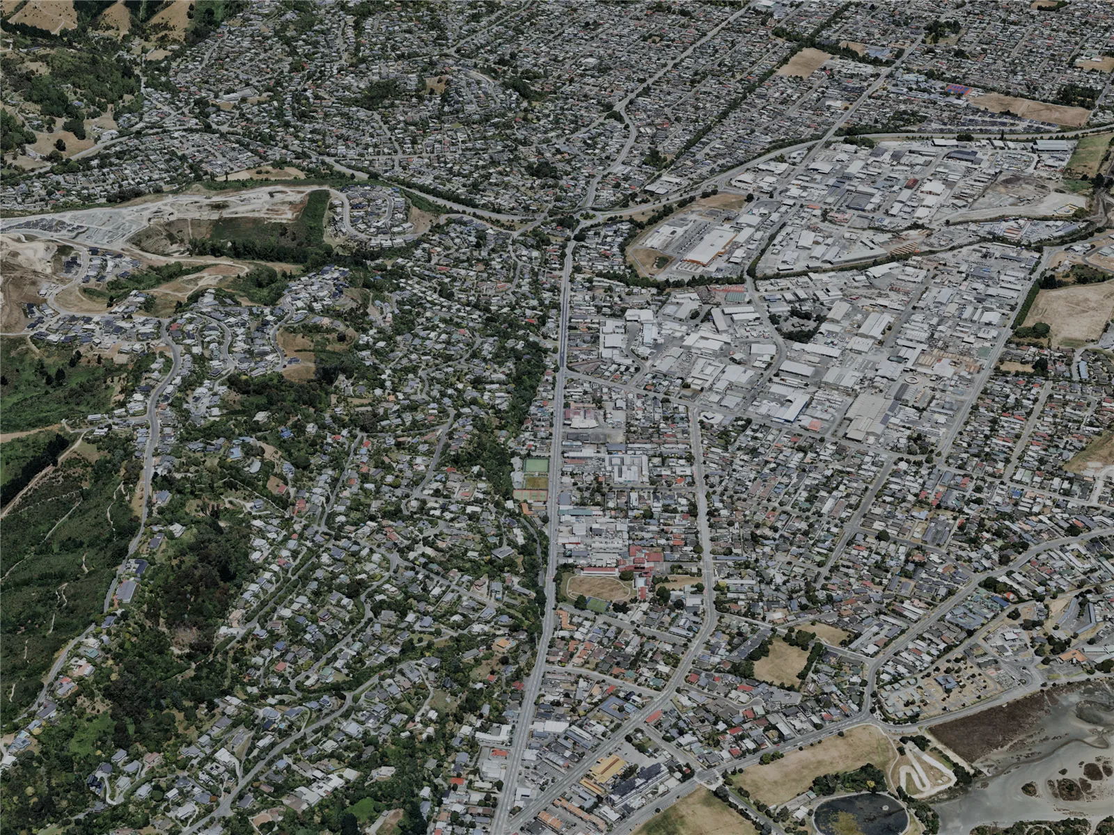 Nelson City, New Zealand (2022) 3D Model main preview