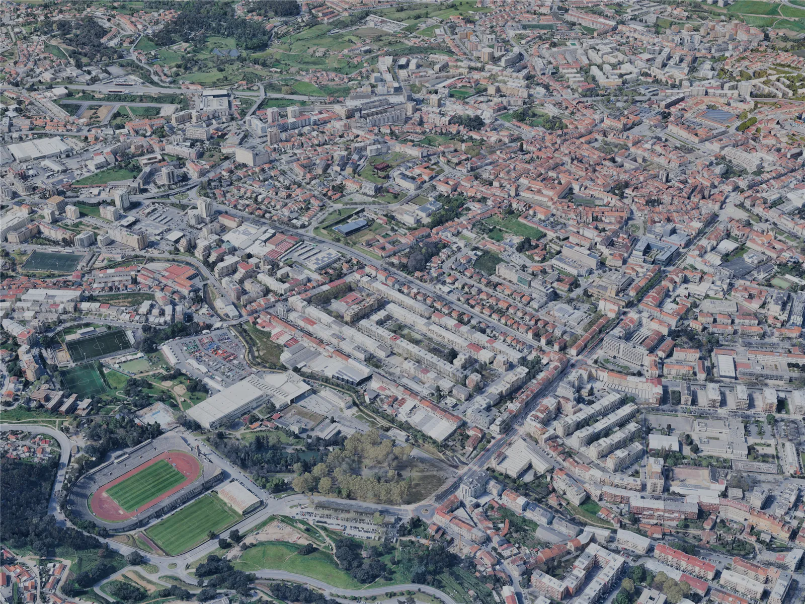 Braga City, Portugal (2024) 3D Model main preview
