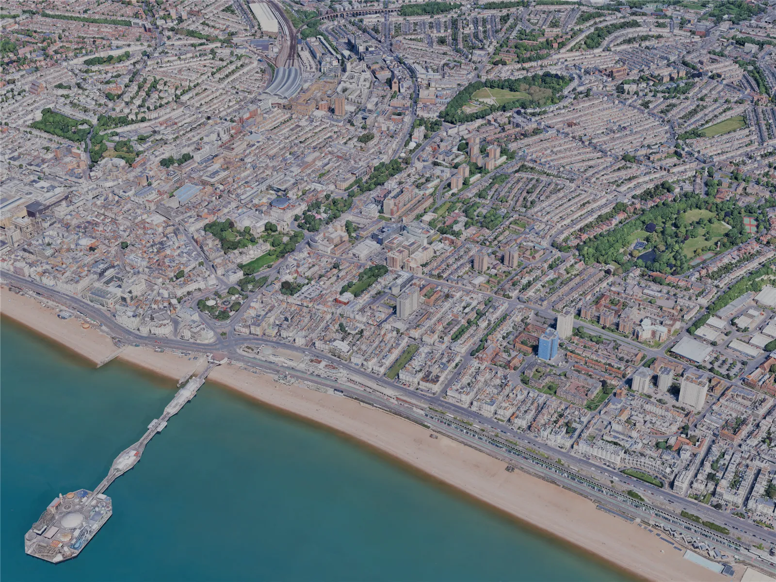 Brighton City, UK (2024) 3D Model main preview