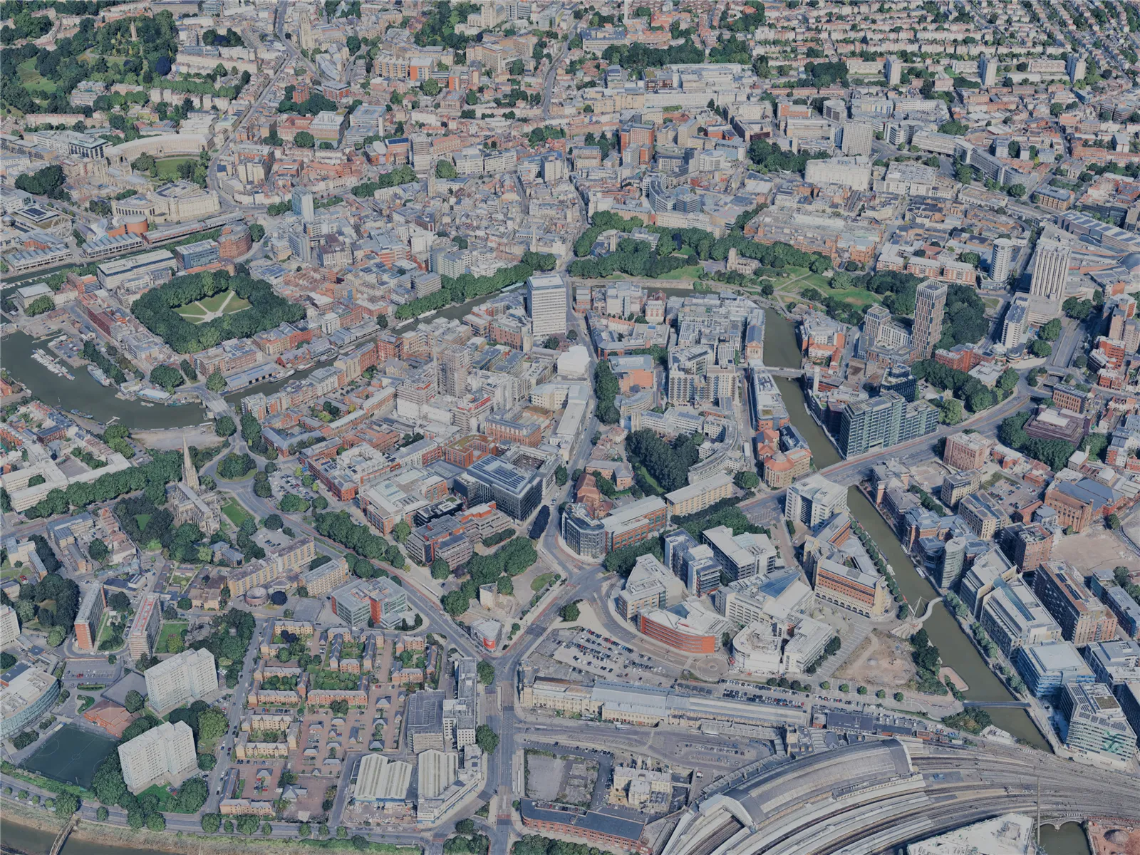 Bristol City, UK (2024) 3D Model main preview