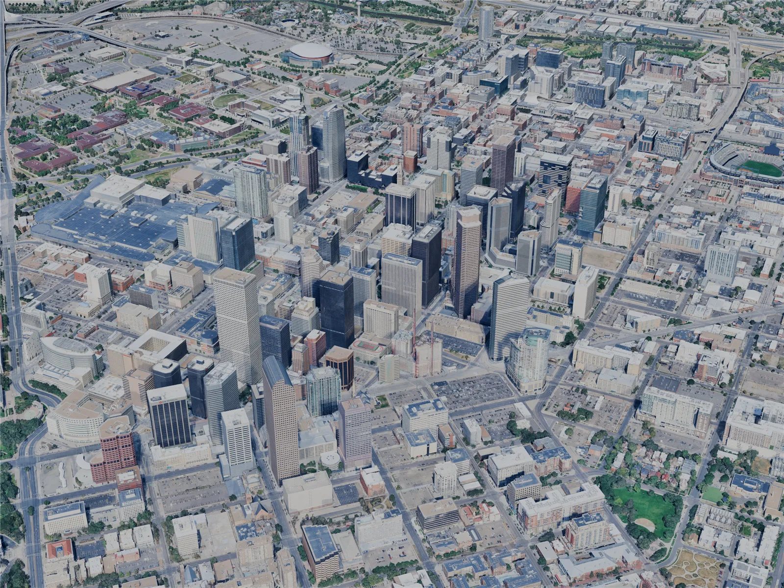 Denver City, CO, USA (2024) 3D Model main preview