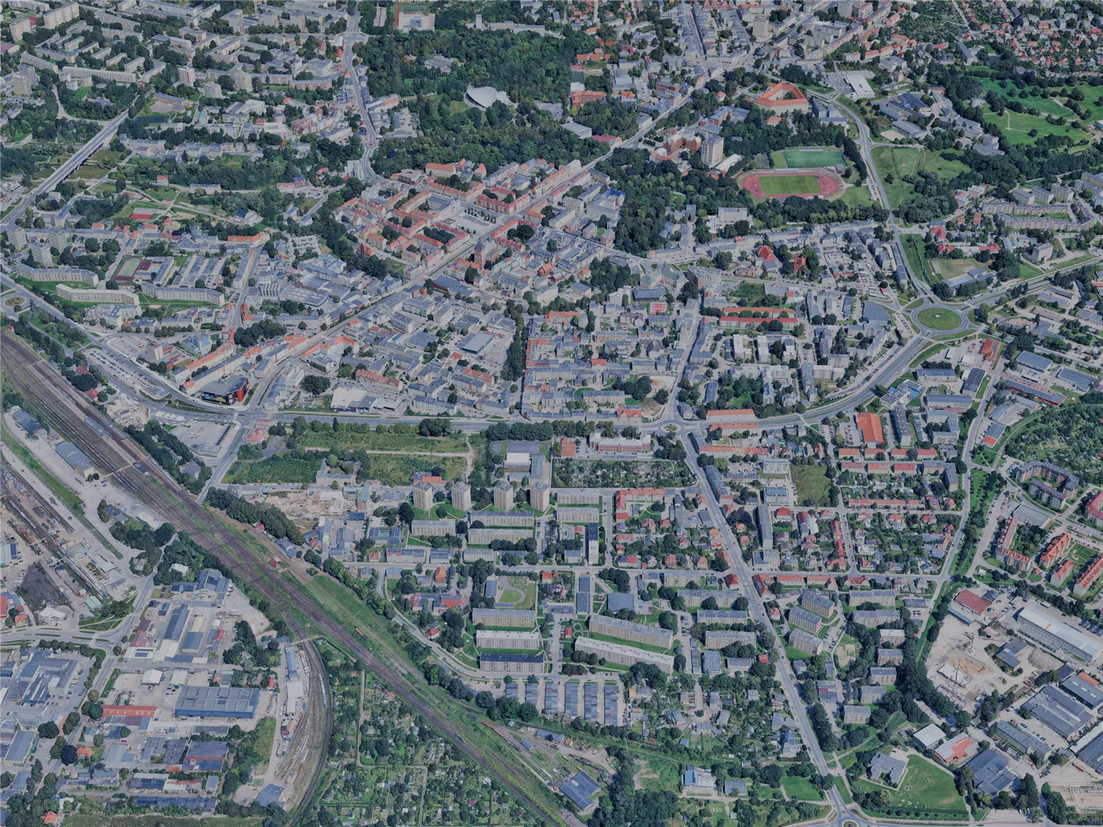 Koszalin City, Poland (2024) 3D Model main preview