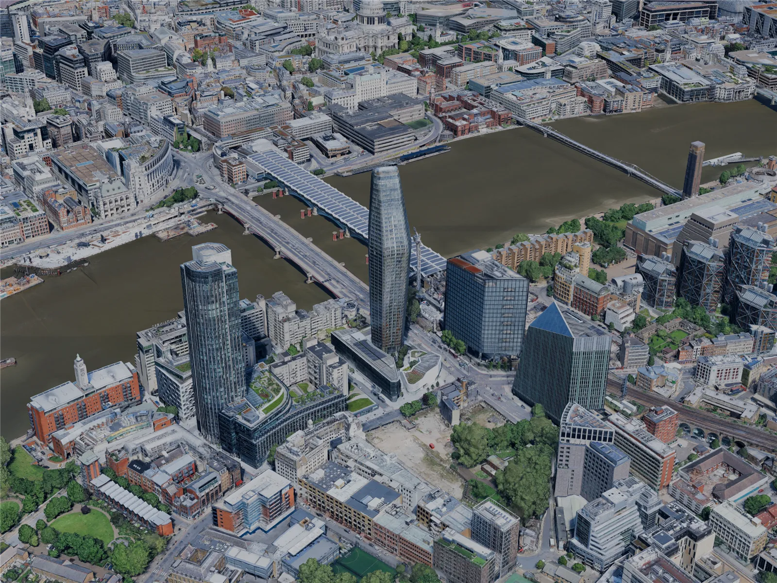 London City, UK (2024) 3D Model main preview