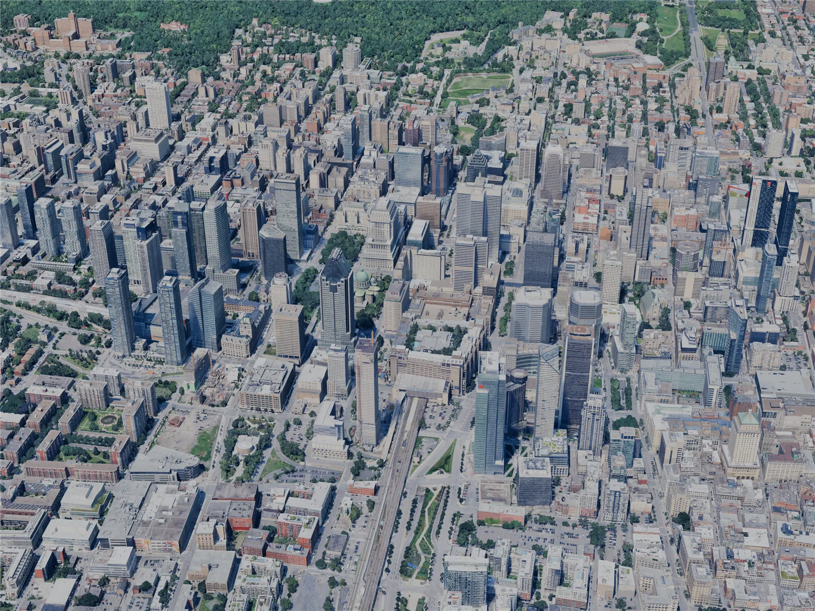 Montreal City, QC, Canada (2024) 3D Model main preview