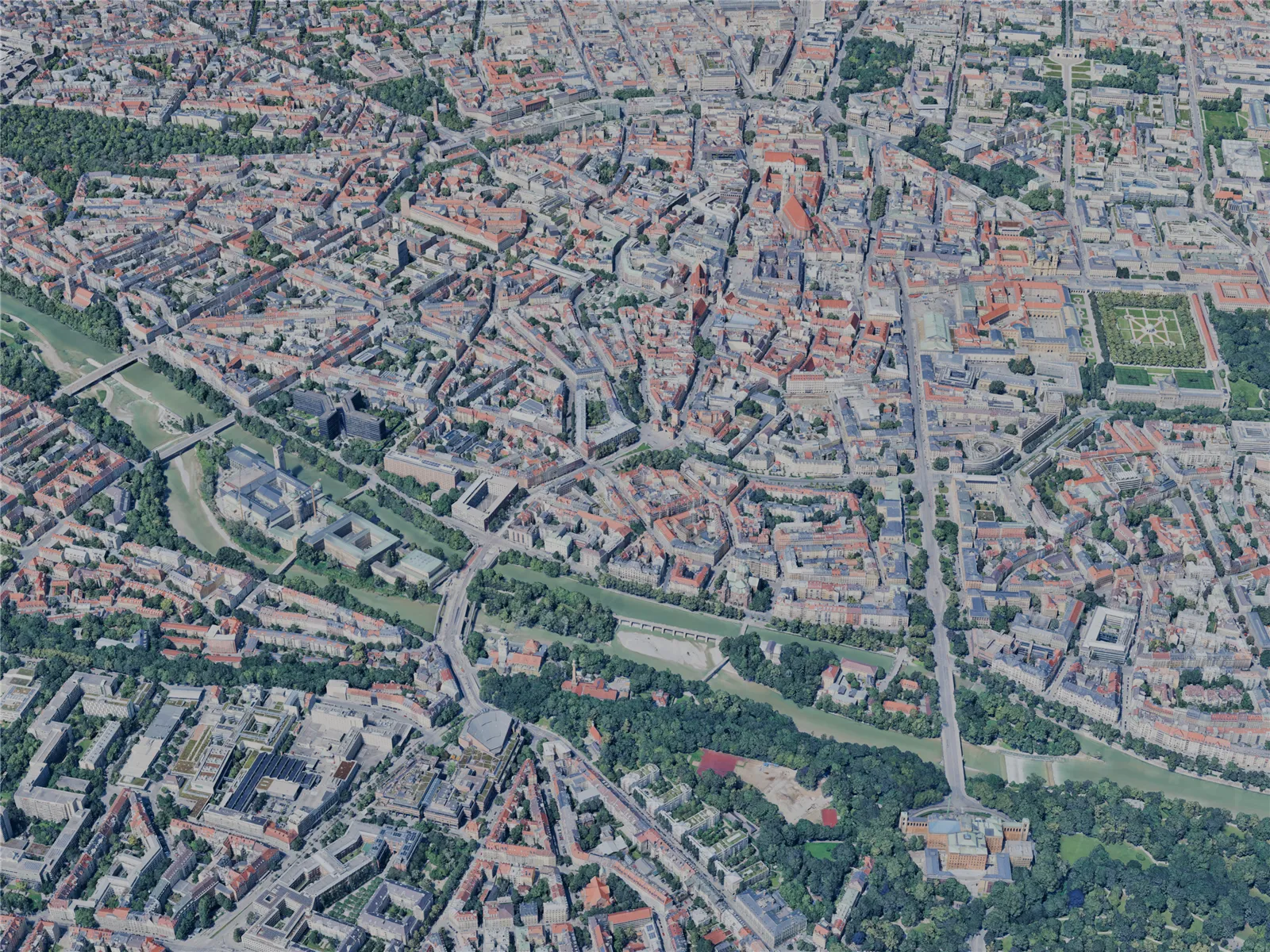 Munich City, Germany (2024) 3D Model main preview