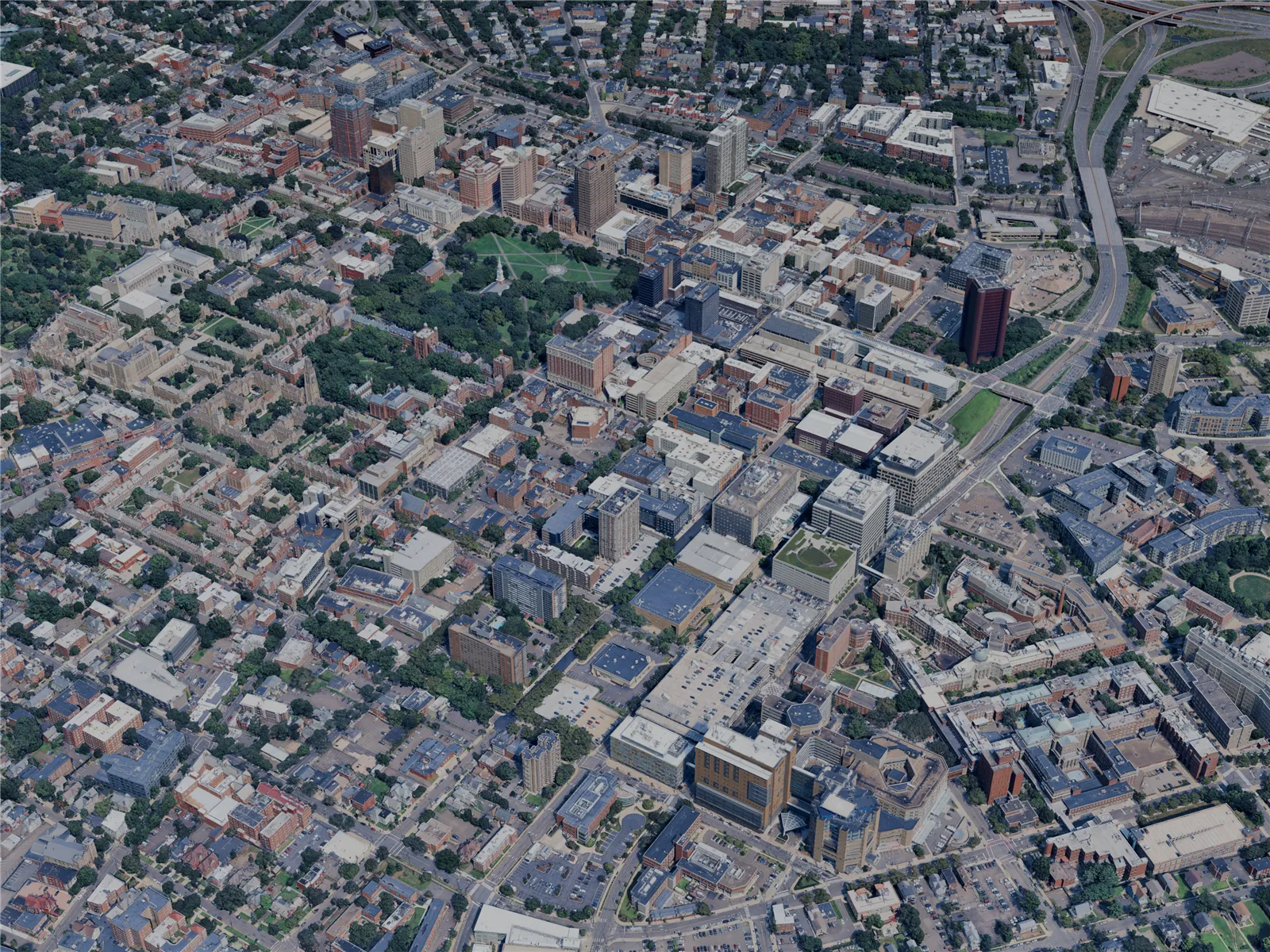 New Haven City, CT, USA (2024) 3D Model main preview