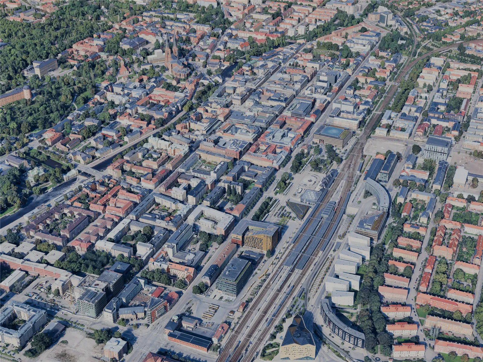 Uppsala City, Sweden (2023) 3D Model main preview