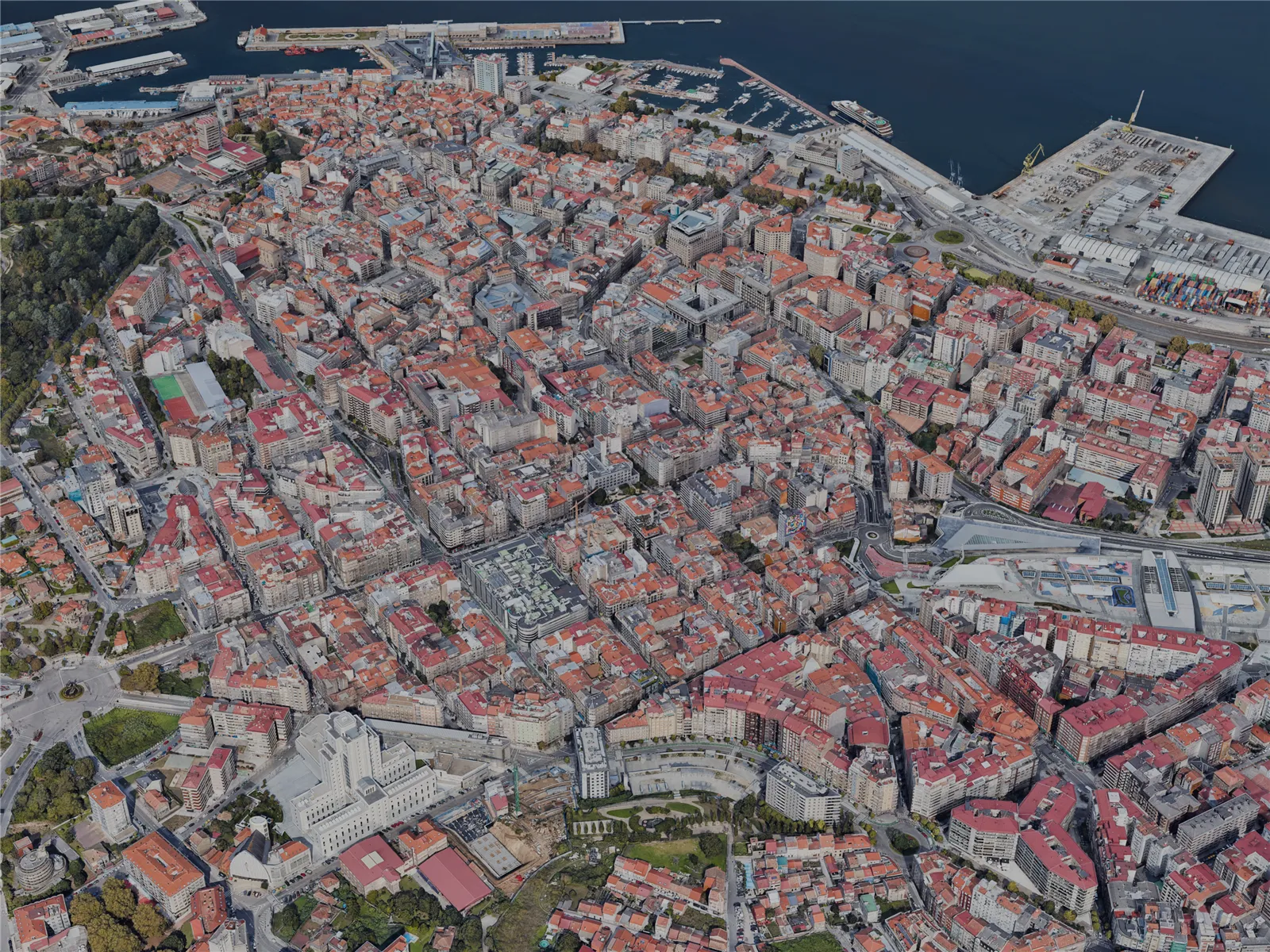 Vigo City, Spain (2023) 3D Model main preview