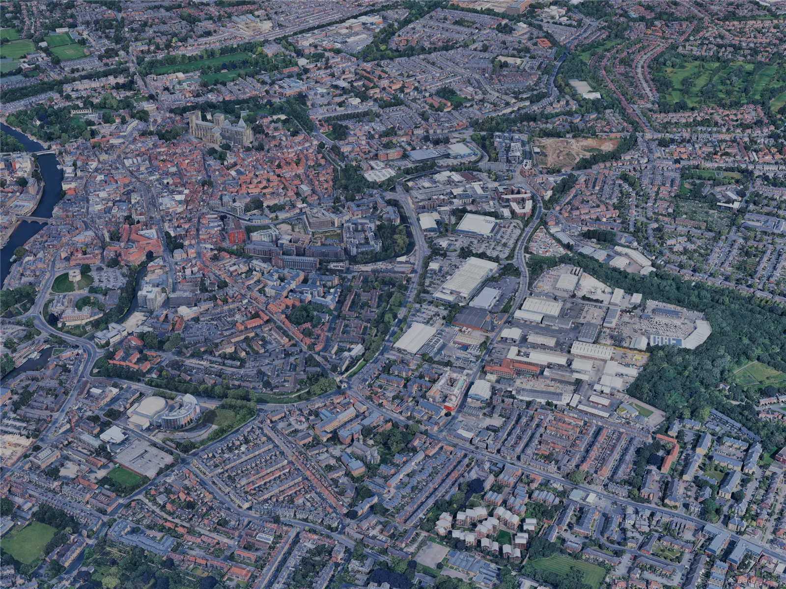 York City, UK (2024) 3D Model main preview