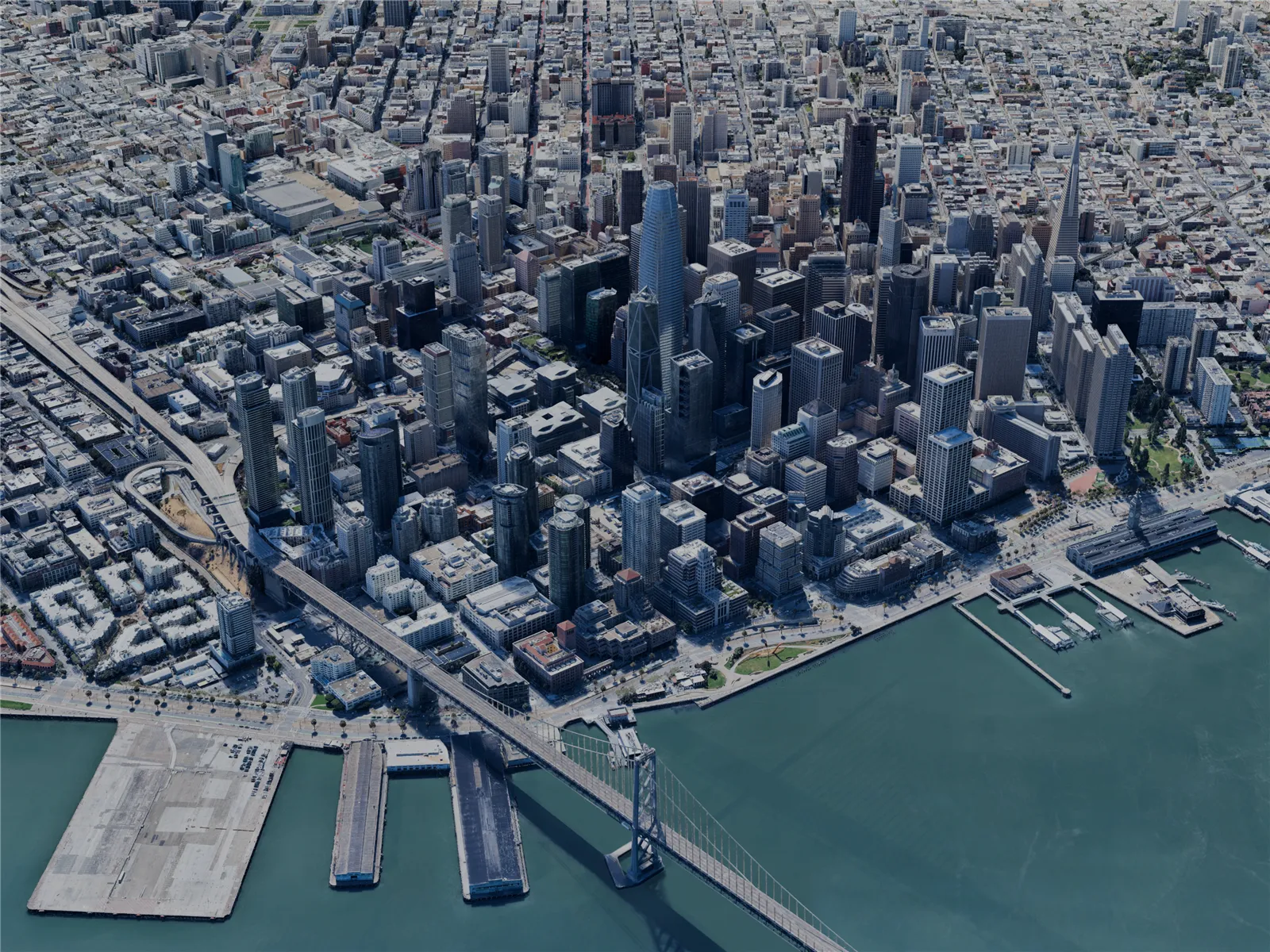 San Francisco City, CA, USA (2024) 3D Model main preview