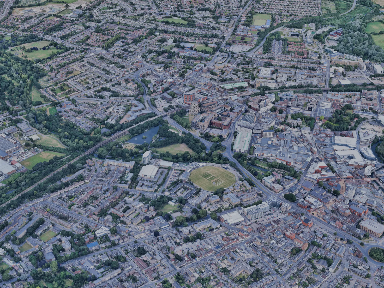 Chelmsford City, UK (2024) 3D Model main preview