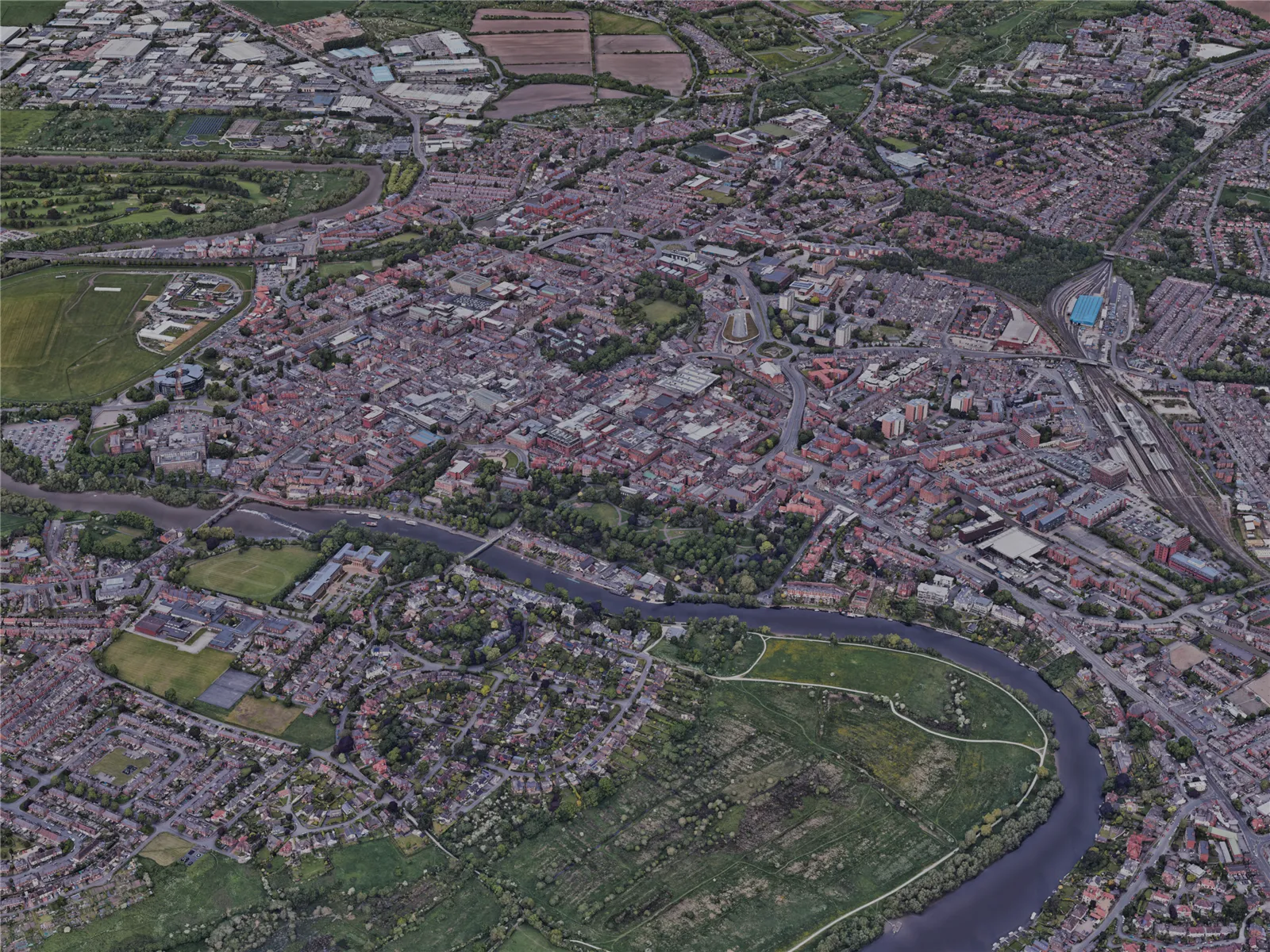 Chester City, UK (2023) 3D Model main preview