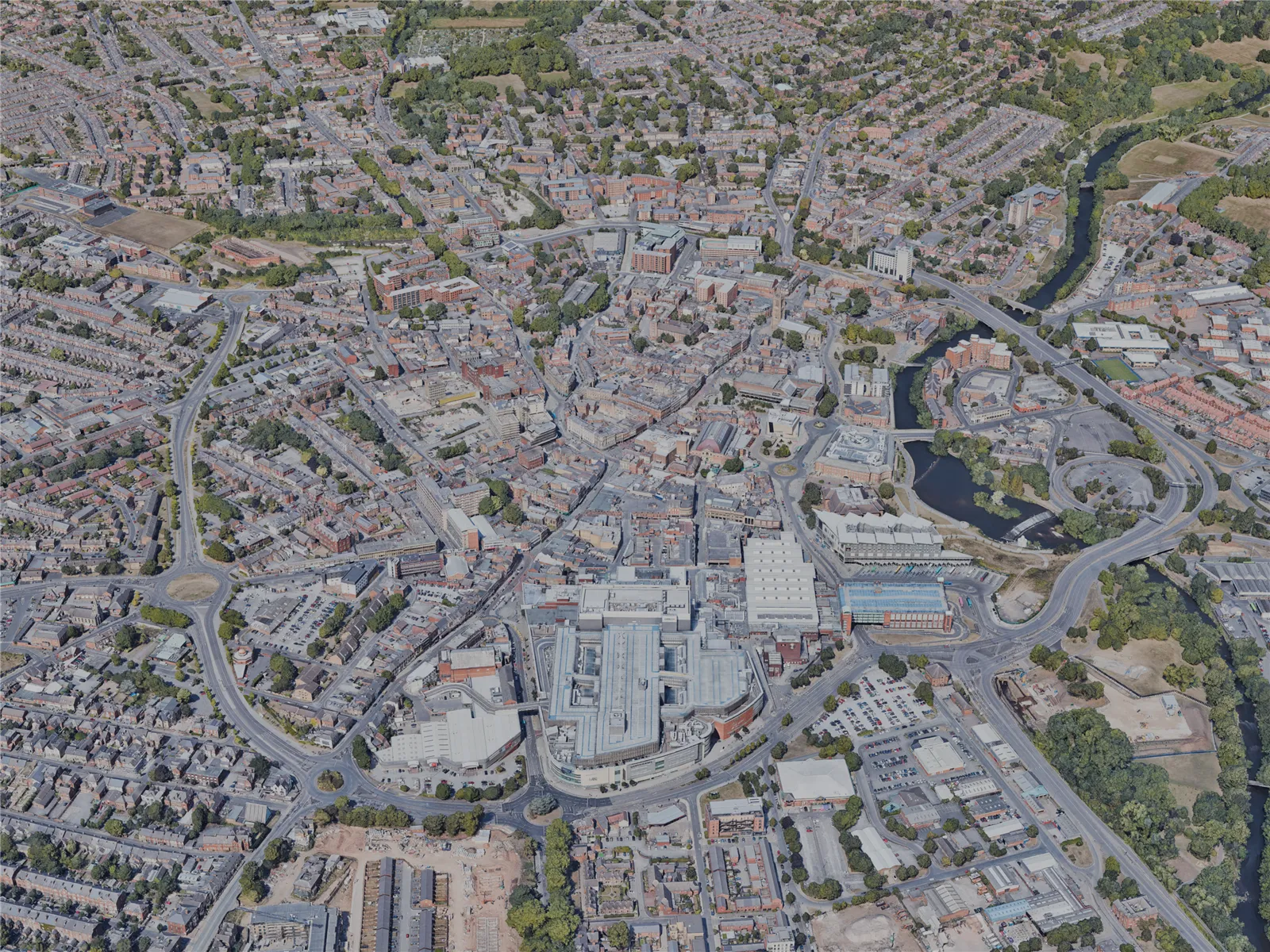 Derby City, UK (2022) 3D Model main preview