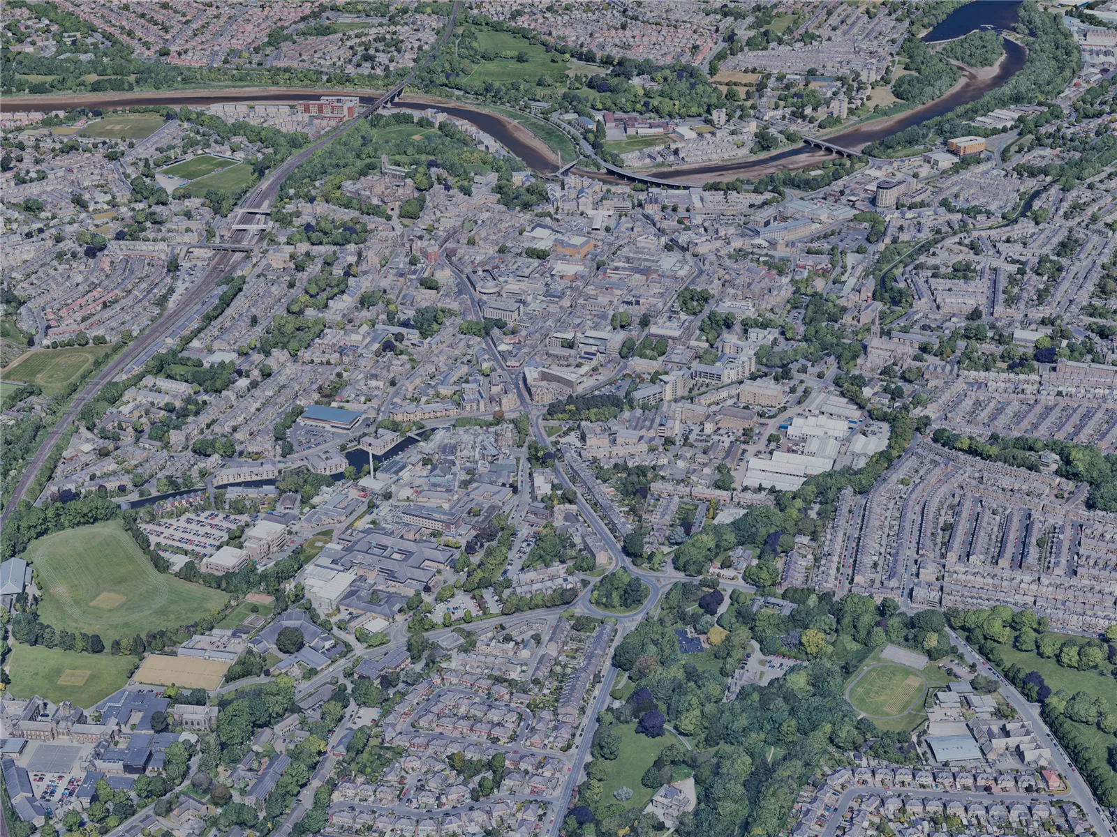 Lancaster City, UK (2023) 3D Model main preview