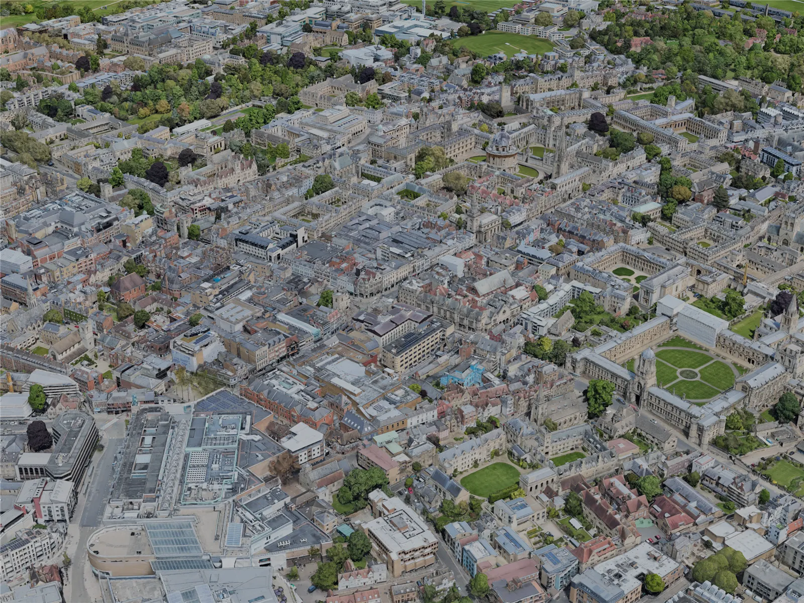 Oxford City, UK (2023) 3D Model main preview