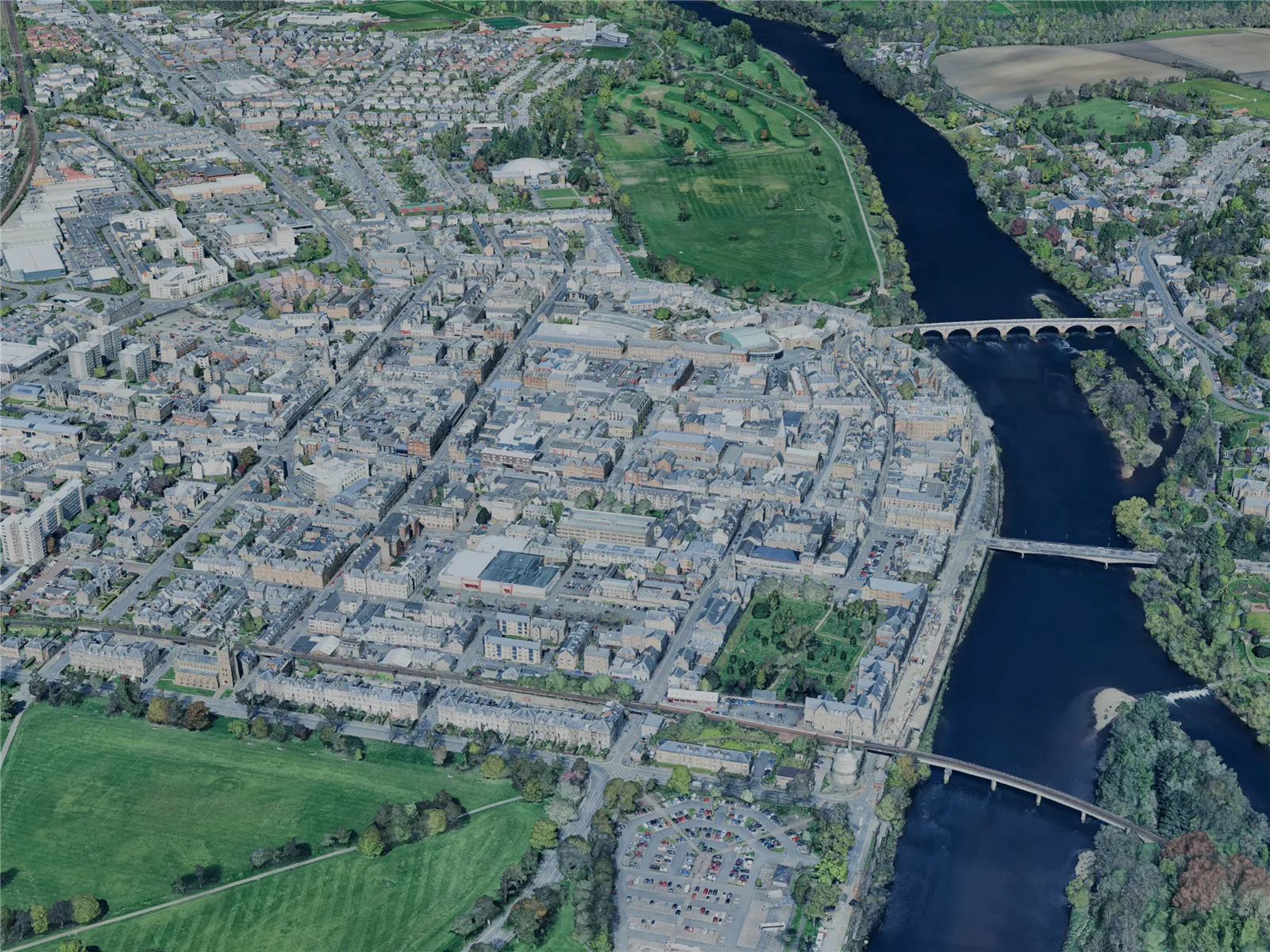 Perth City, UK (2024) 3D Model main preview