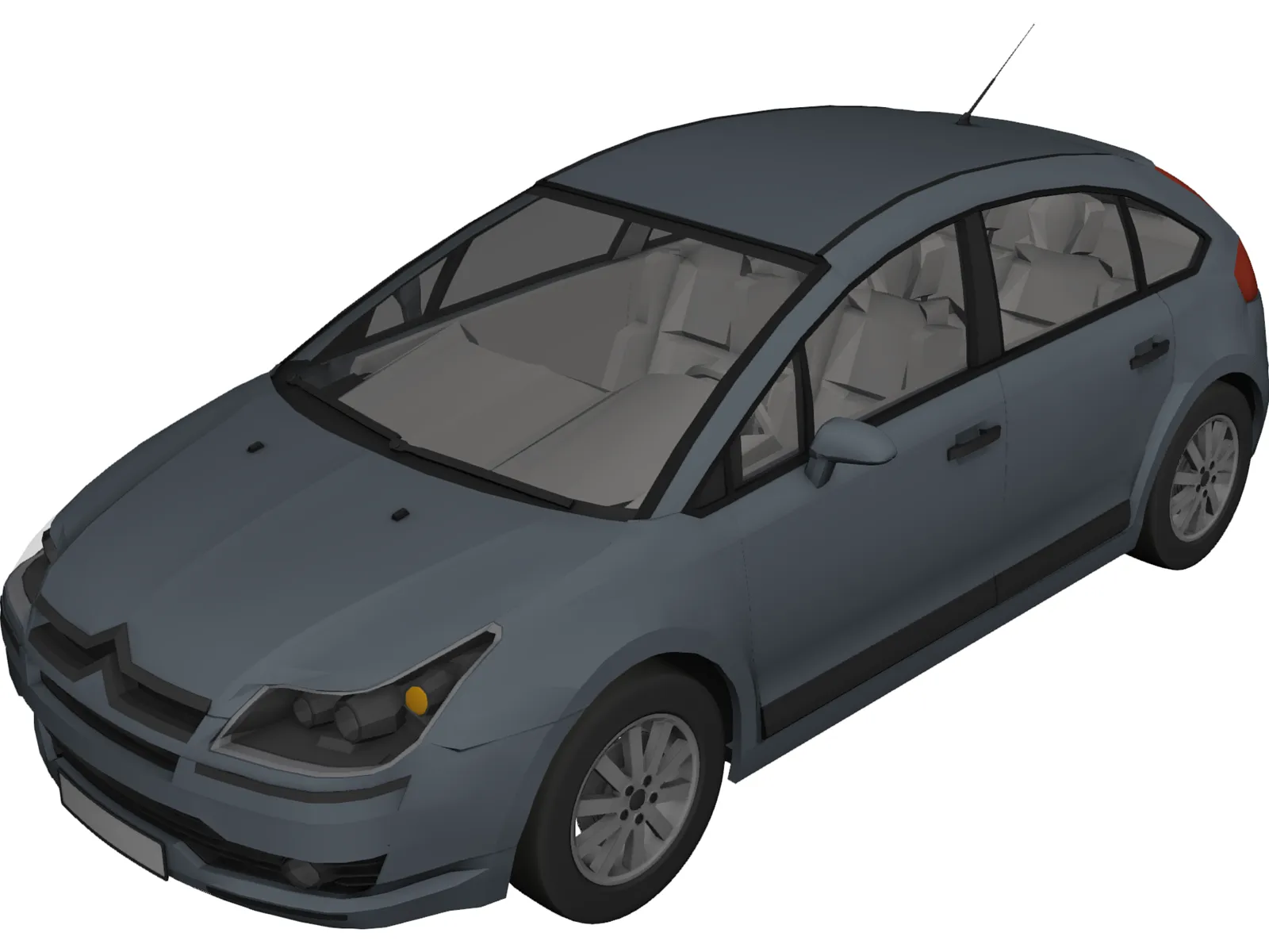 Citroen C4 3D Model main preview