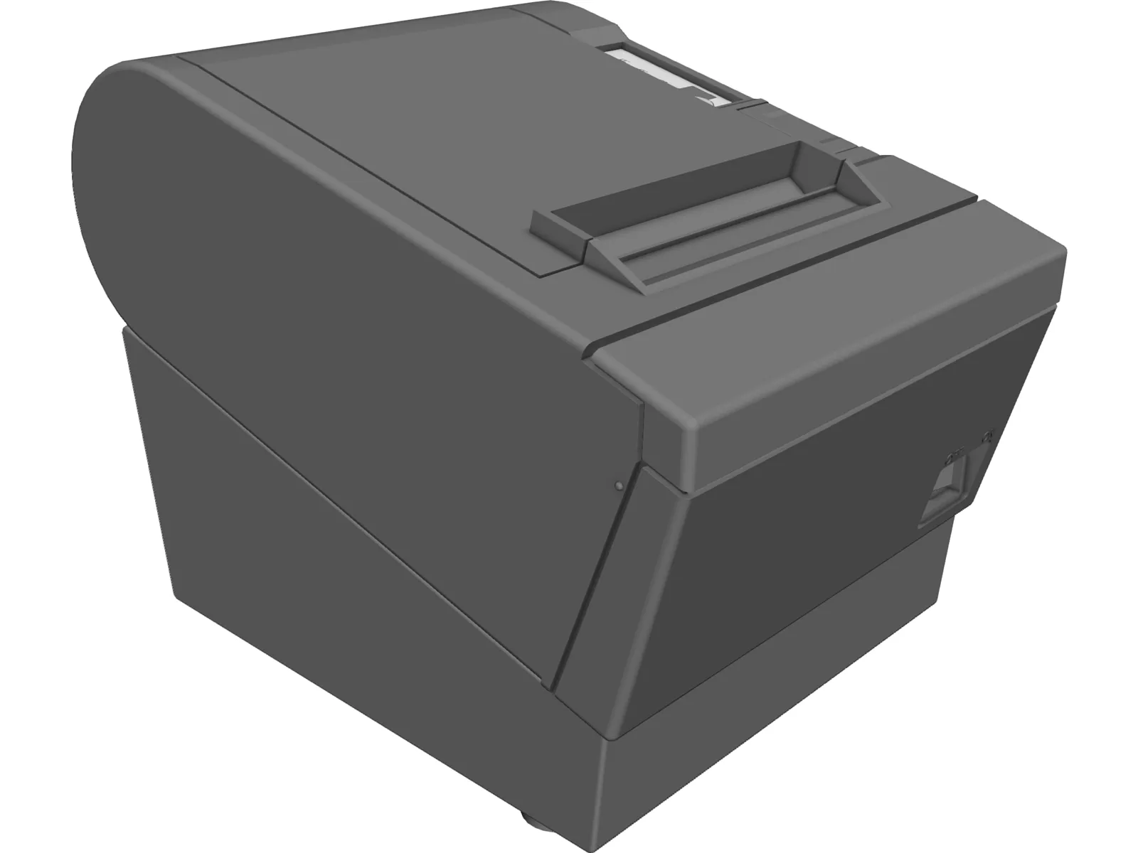 Printer Fax 3D Model main preview