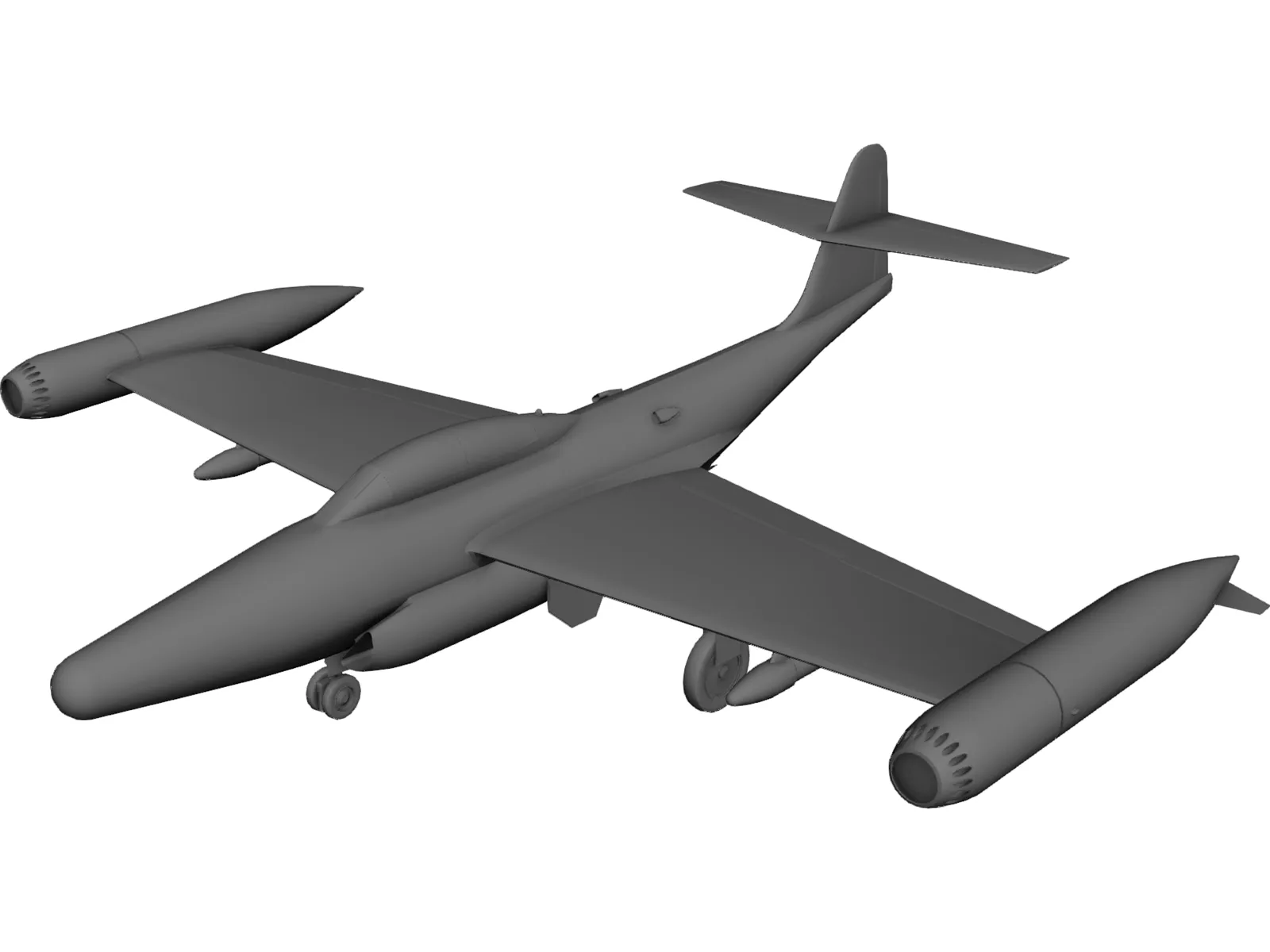 Northrop F-89 Scorpion 3D Model main preview