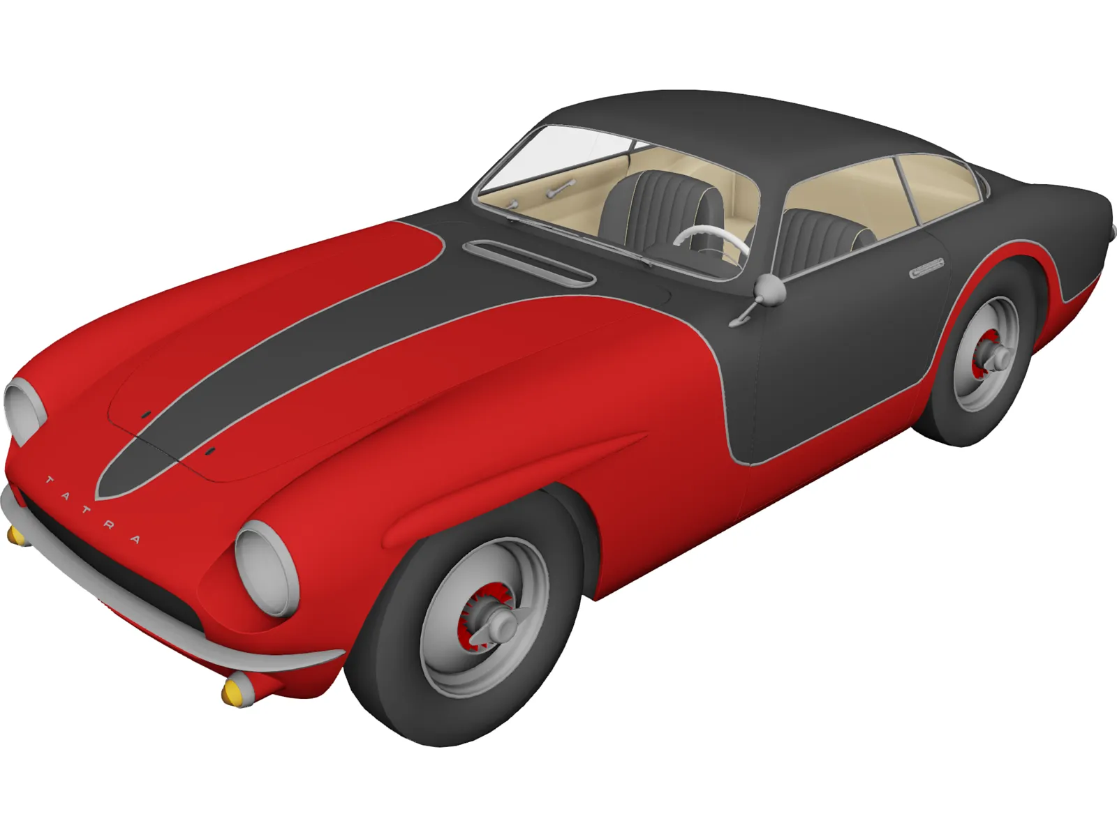 Tatra JK2500 3D Model main preview