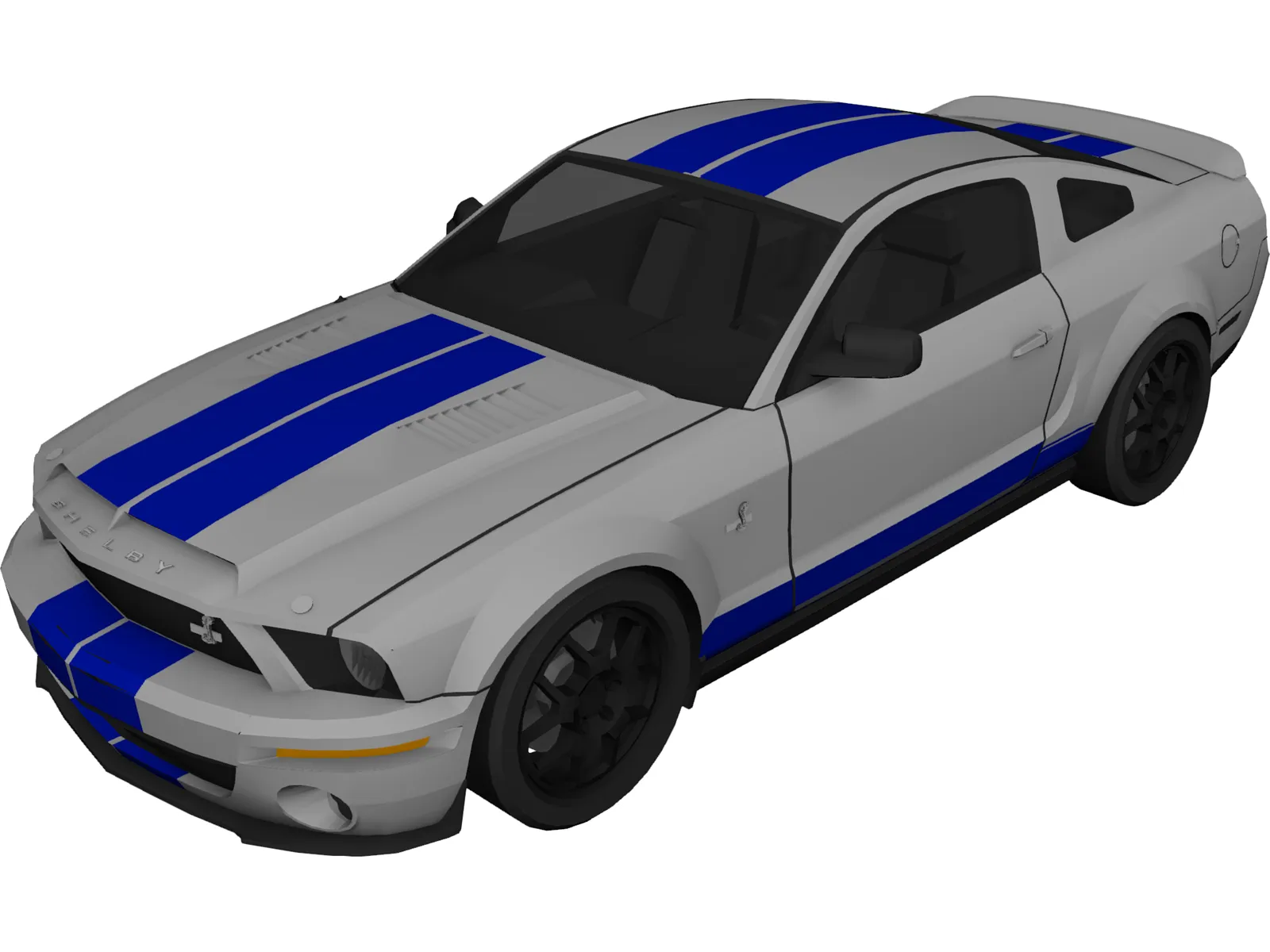 Ford Mustang Shelby GT 3D Model main preview