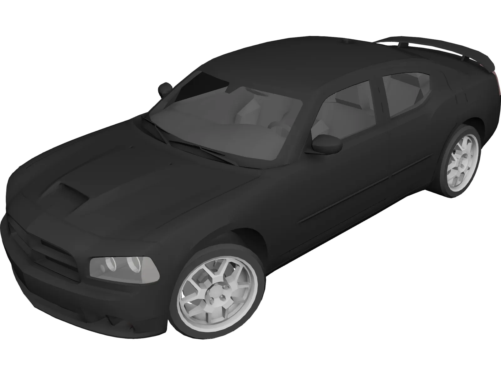 Dodge Charger SRT 8 3D Model main preview