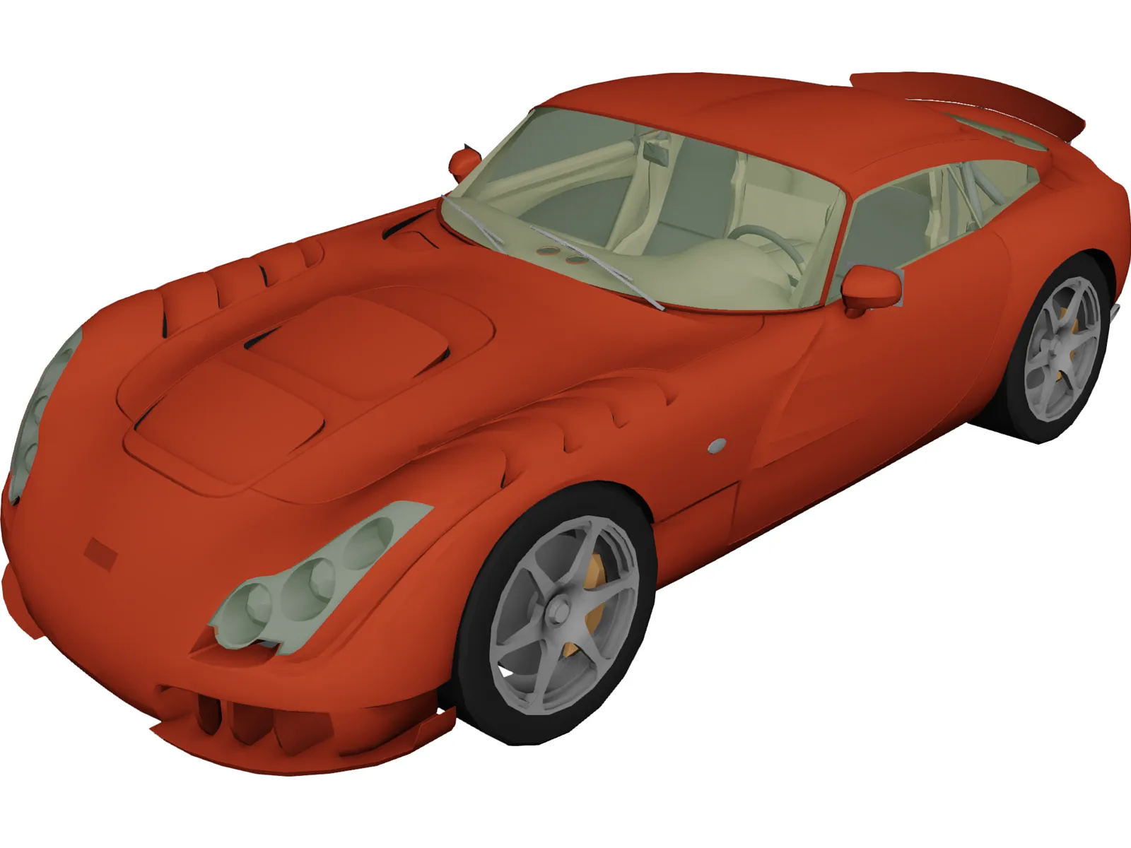 TVR Sagaris (2006) 3D Model main preview