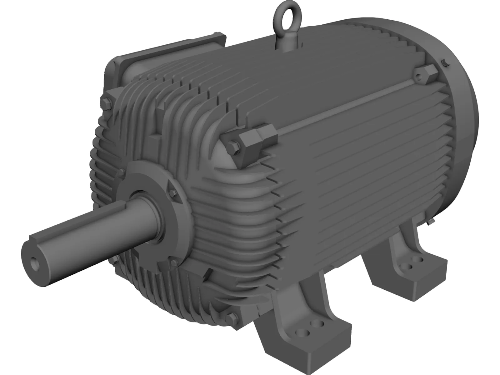 Motor 150hp 3D Model main preview