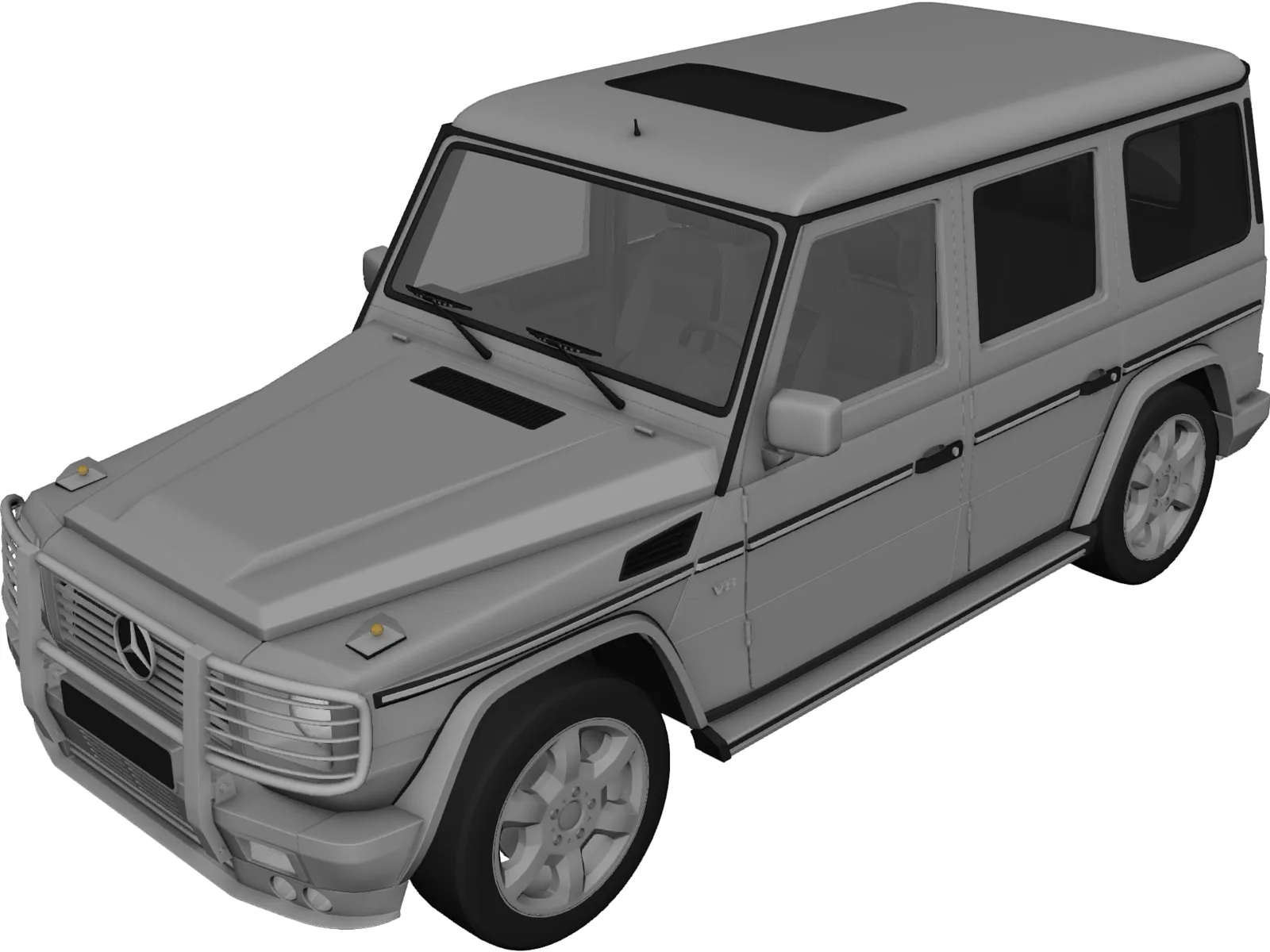 Mercedes-Benz G-class 3D Model main preview