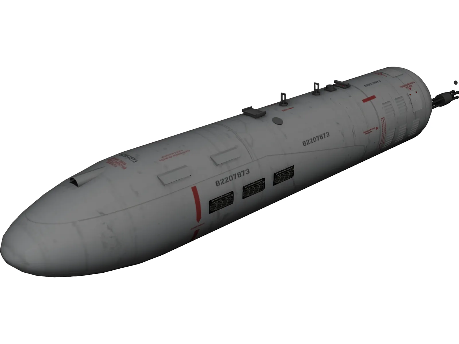 GUV-8700 GPU Gunpod 3D Model main preview