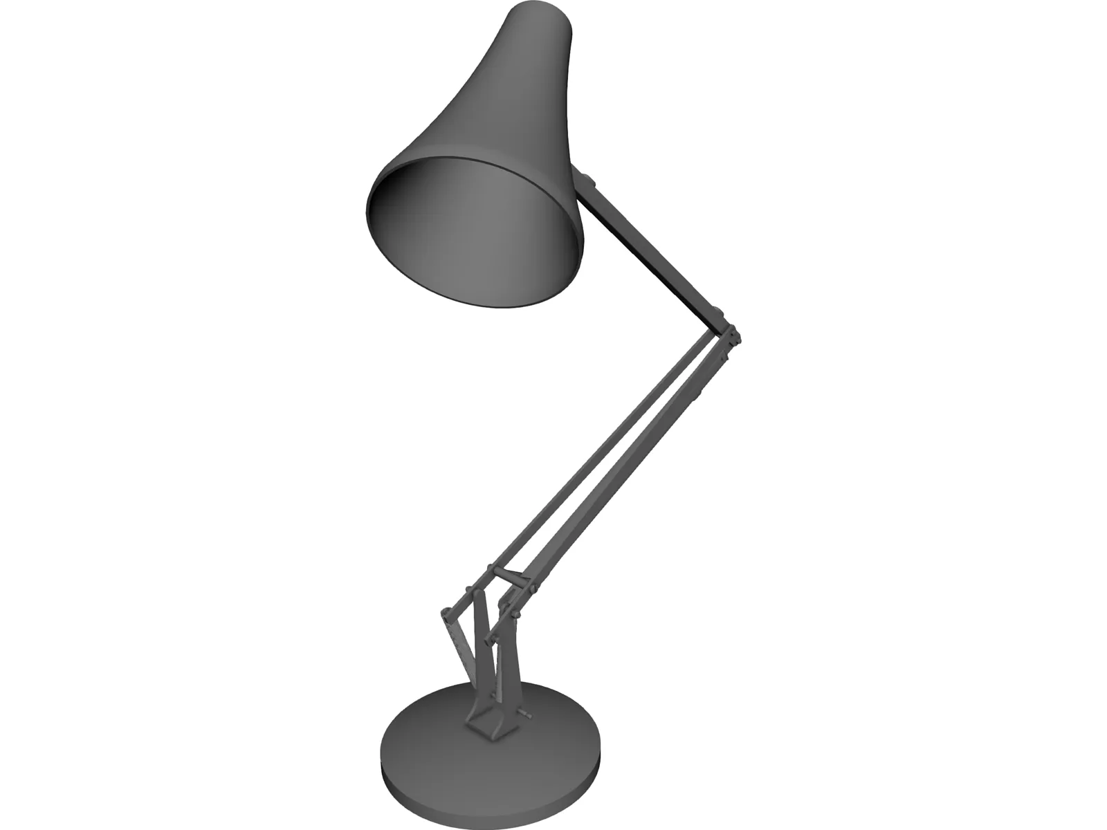 Anglepoise Lamp 3D Model main preview