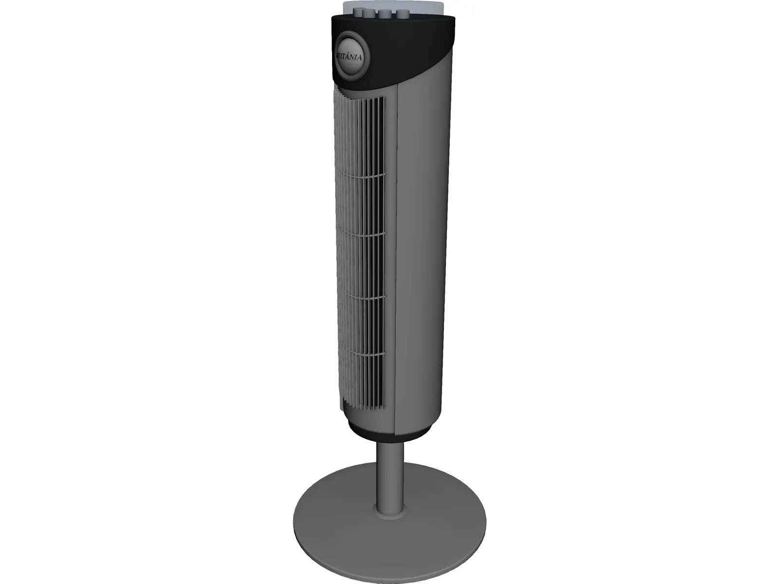 Cooling Fan 3D Model main preview