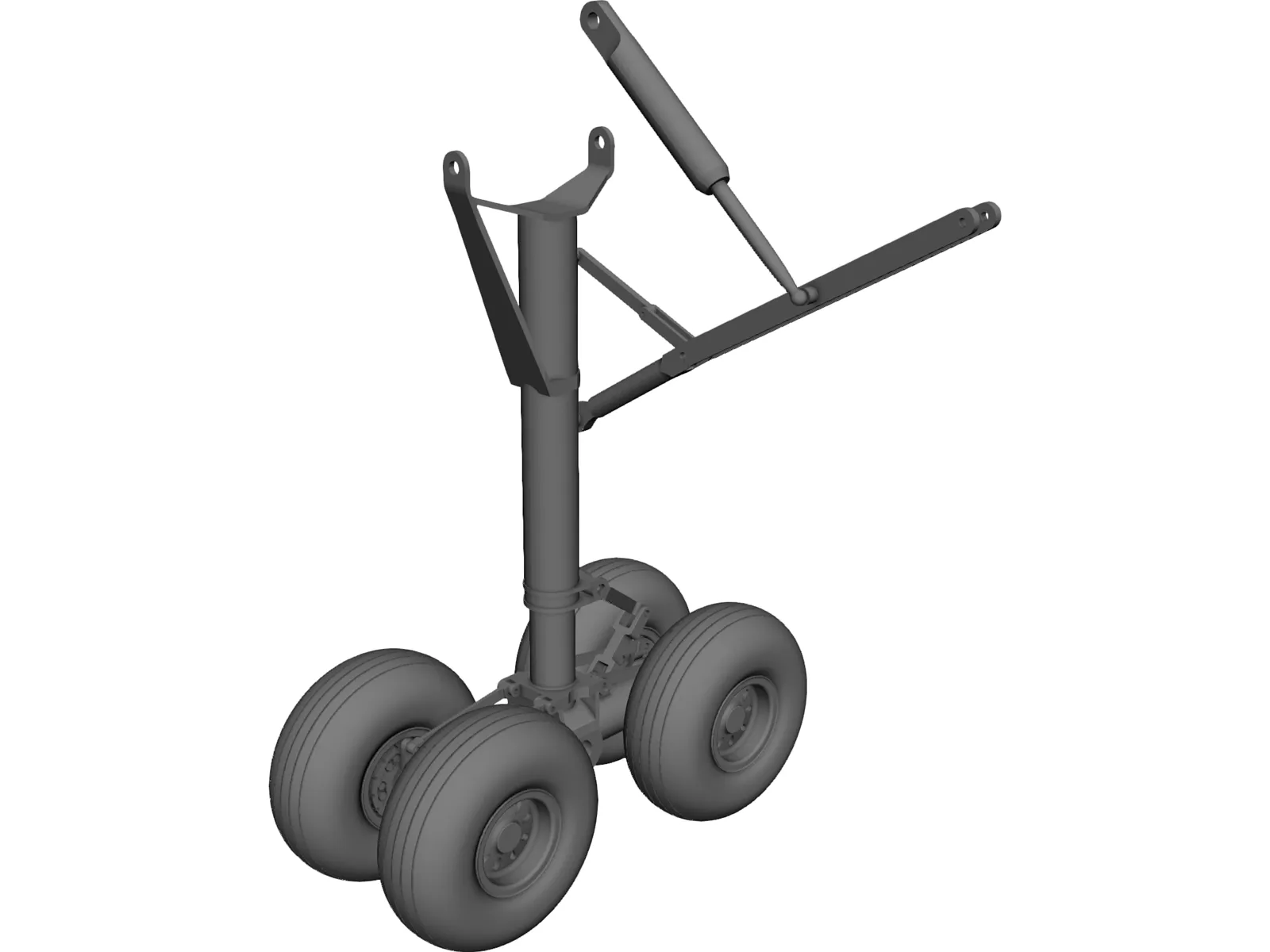 Landing Gear Nose TriStar 3D Model main preview