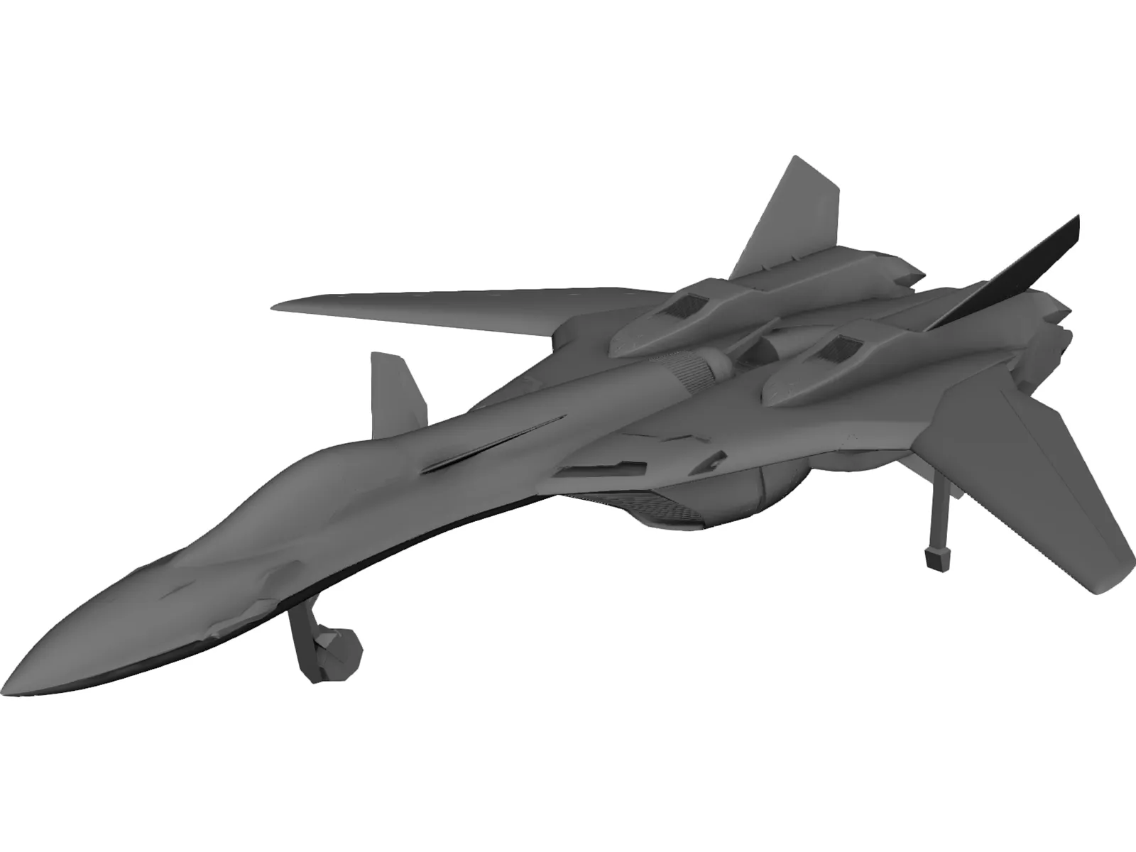Sukhoi Su-47 Berkut 3D Model main preview