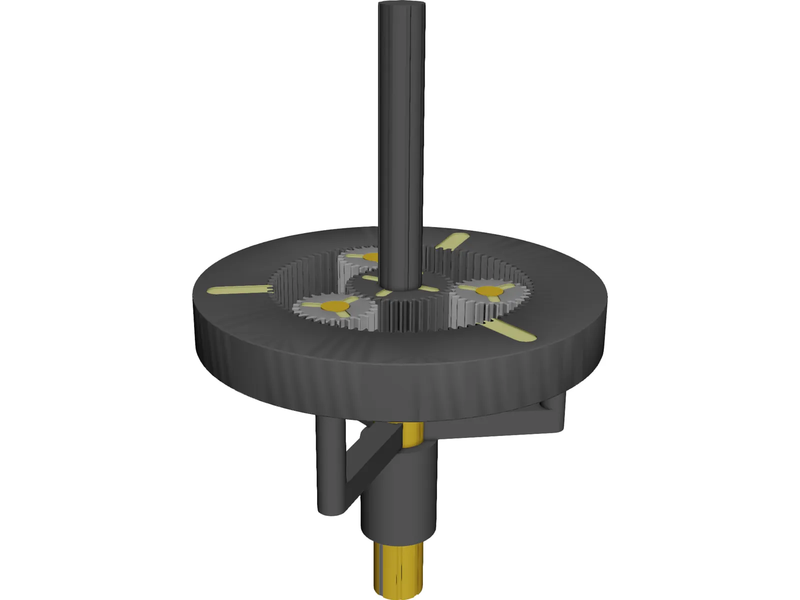 Planetary Gear 3D Model main preview