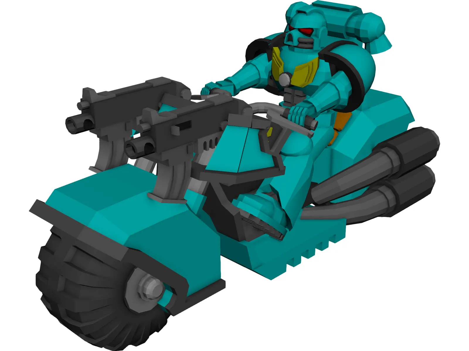 Bird Man 3D Model main preview