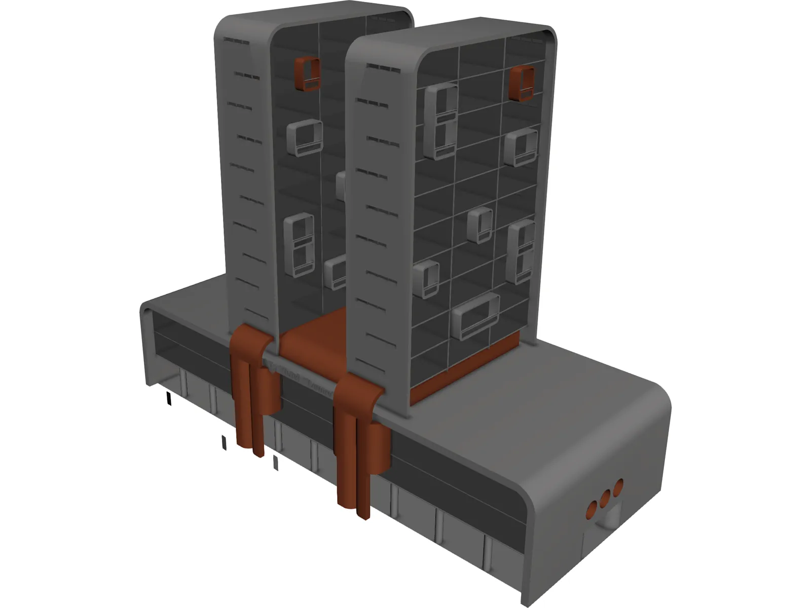 Building Modern 3D Model main preview