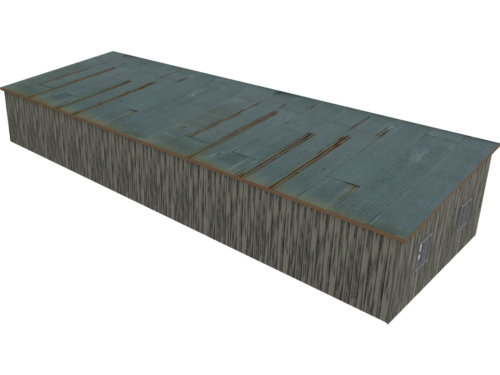 World War I Era Aircraft Hangar 3D Model main preview