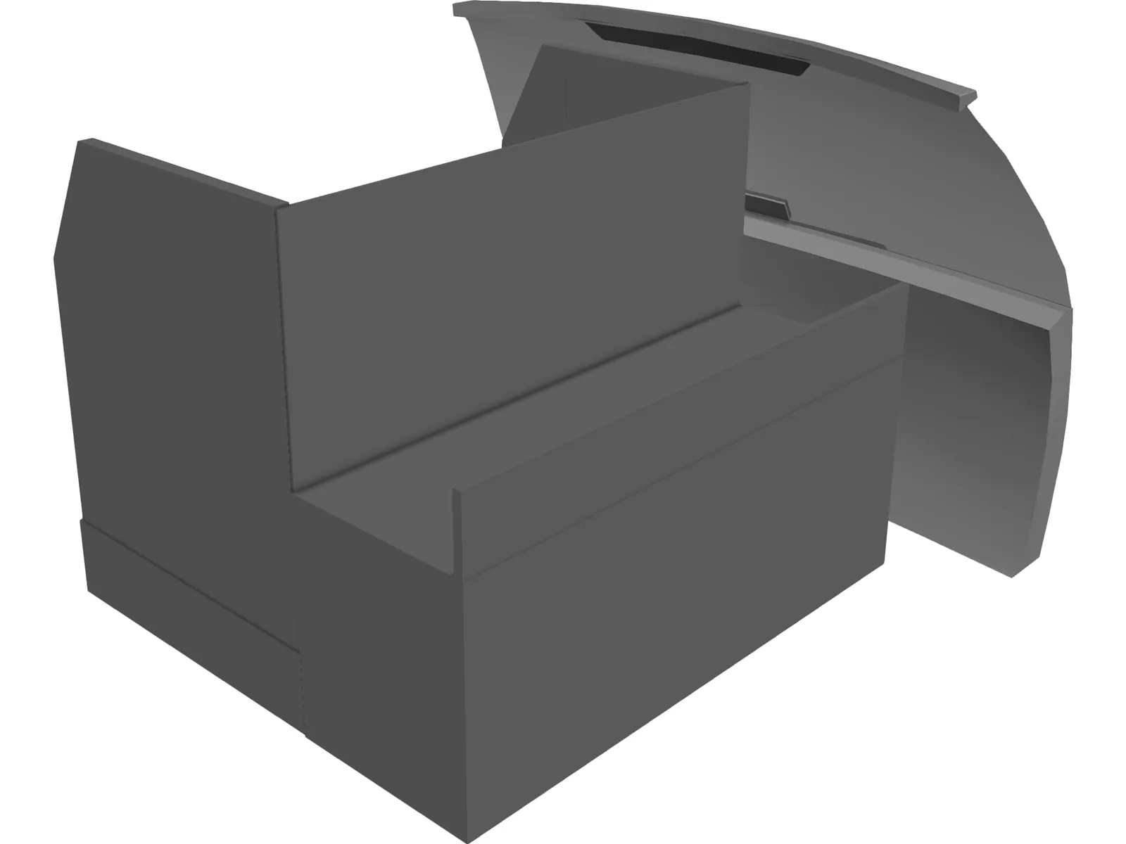 Dog Cage 3D Model main preview