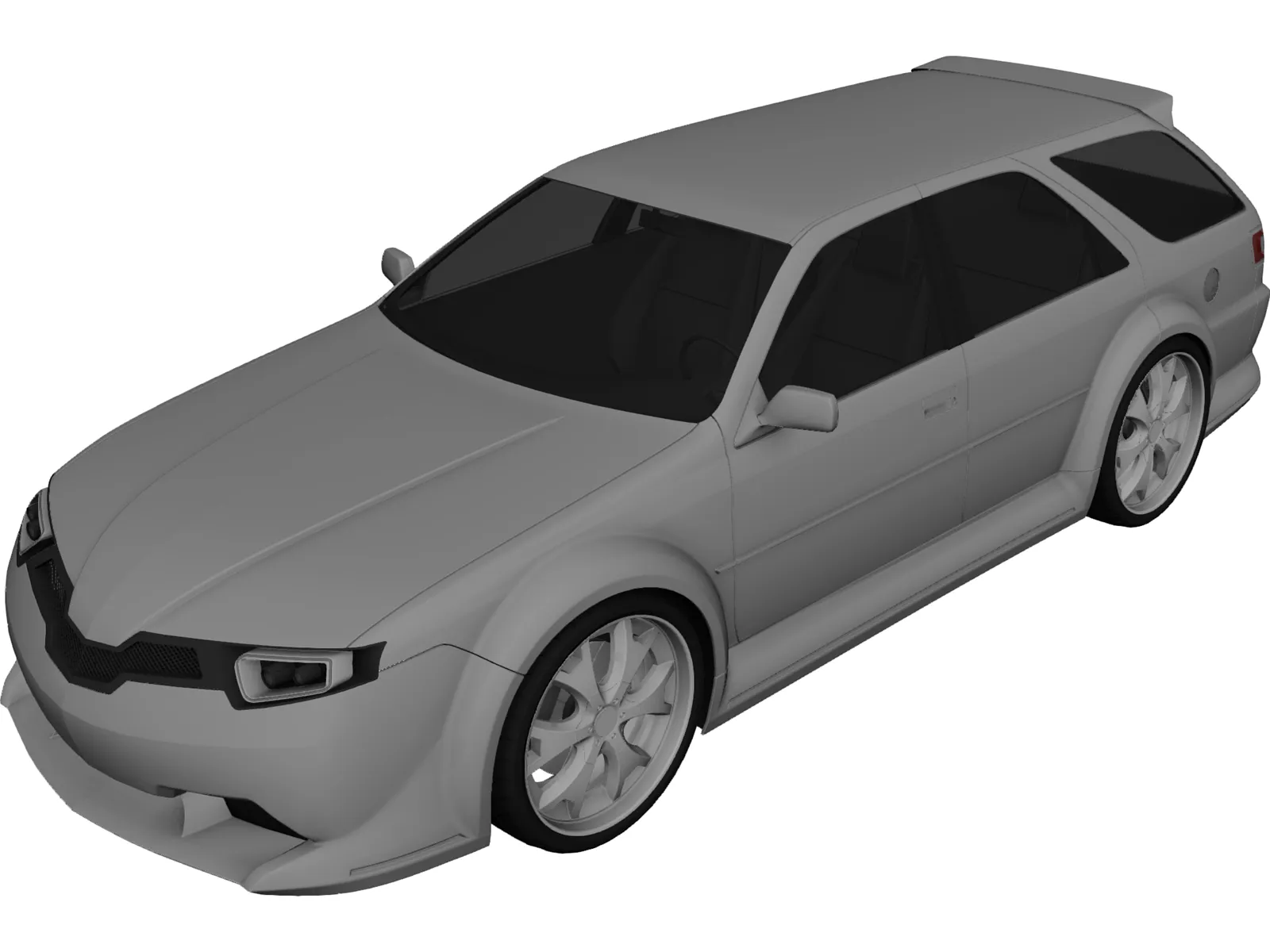 Concept Car QS 3D Model main preview