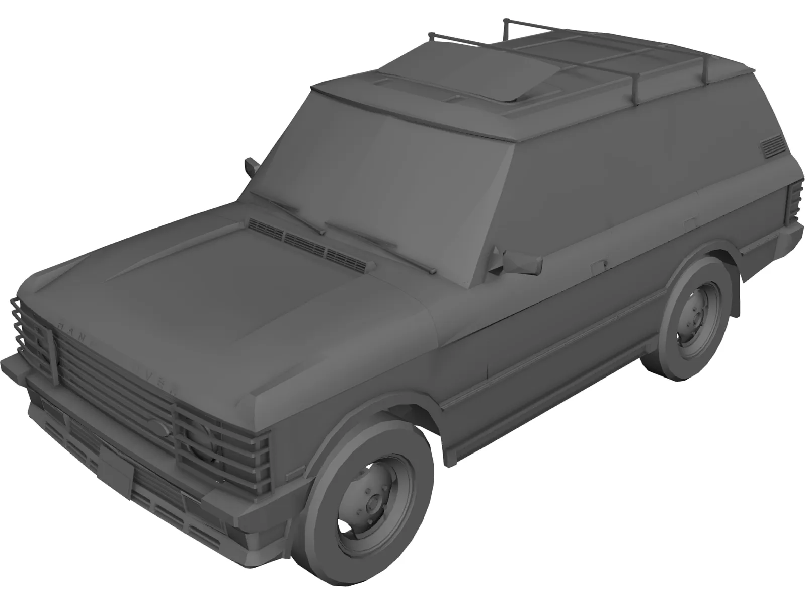 Land Rover 3D Model main preview