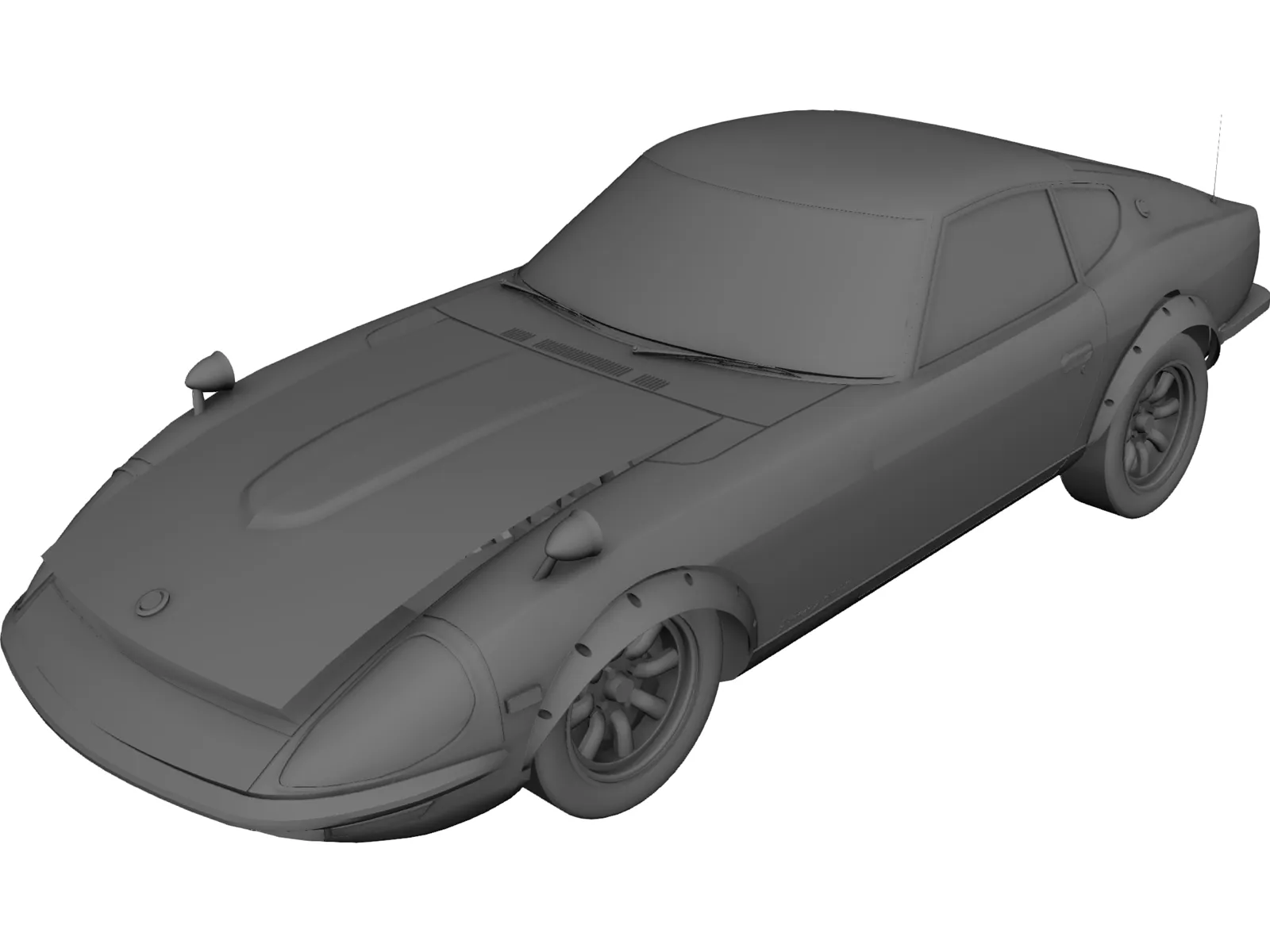 Nissan Fair Lady 240ZG 3D Model main preview