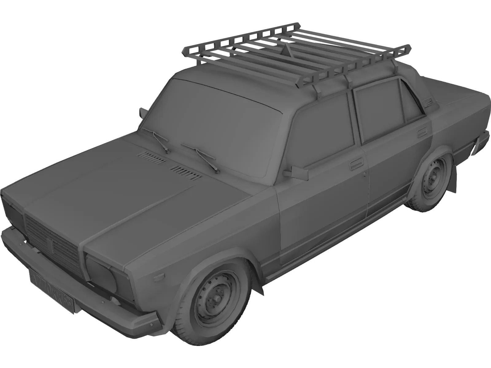 VAZ 2105 Lada 3D Model main preview