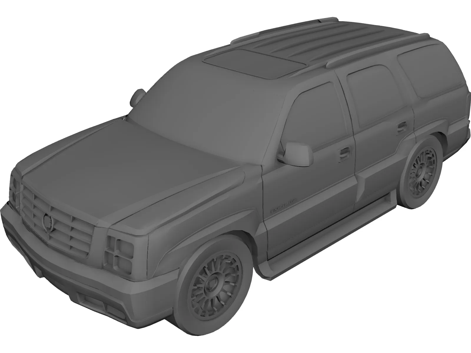 Cadillac Escalade 3D Model main preview