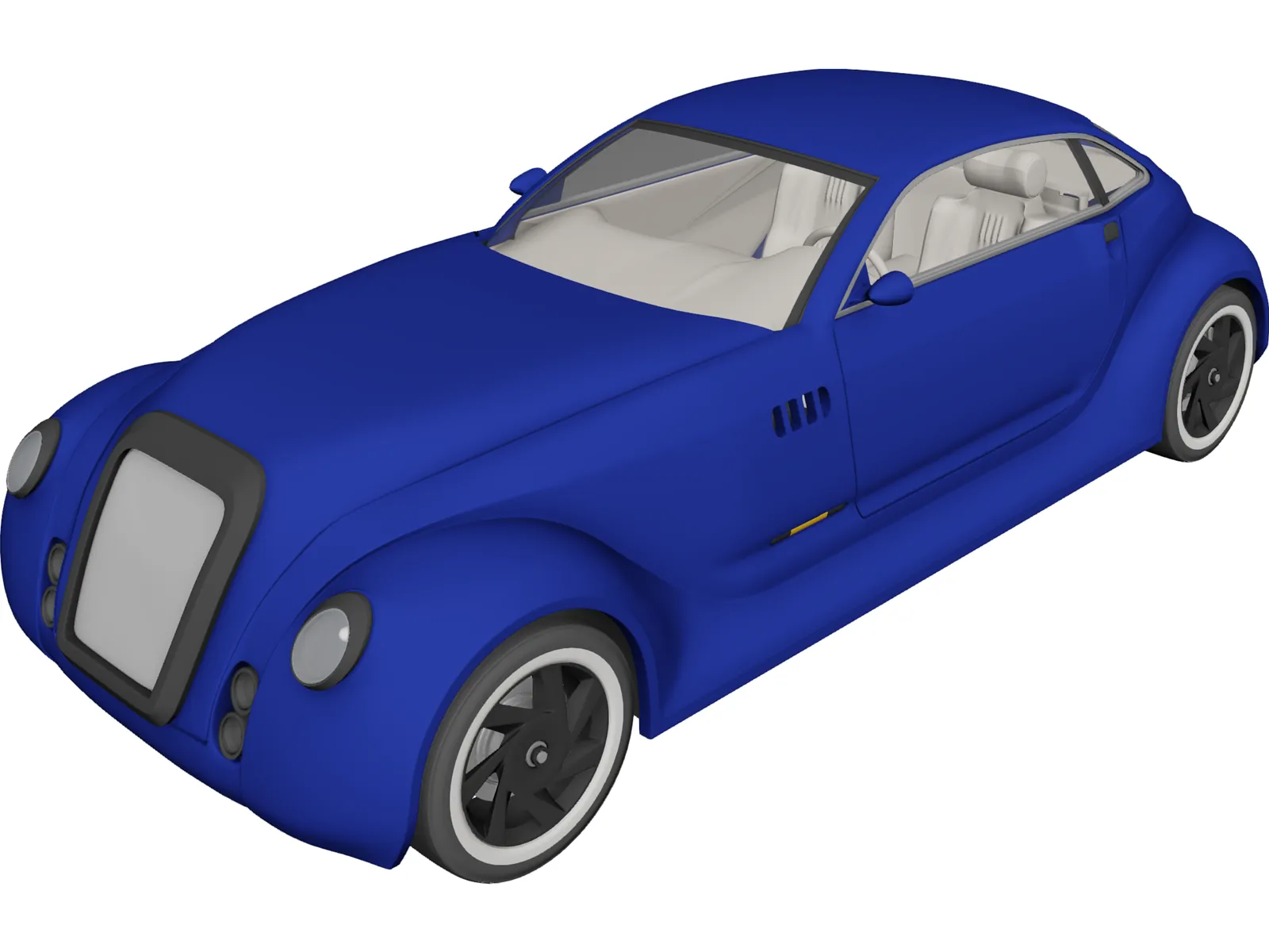 Concept Car 3D Model main preview