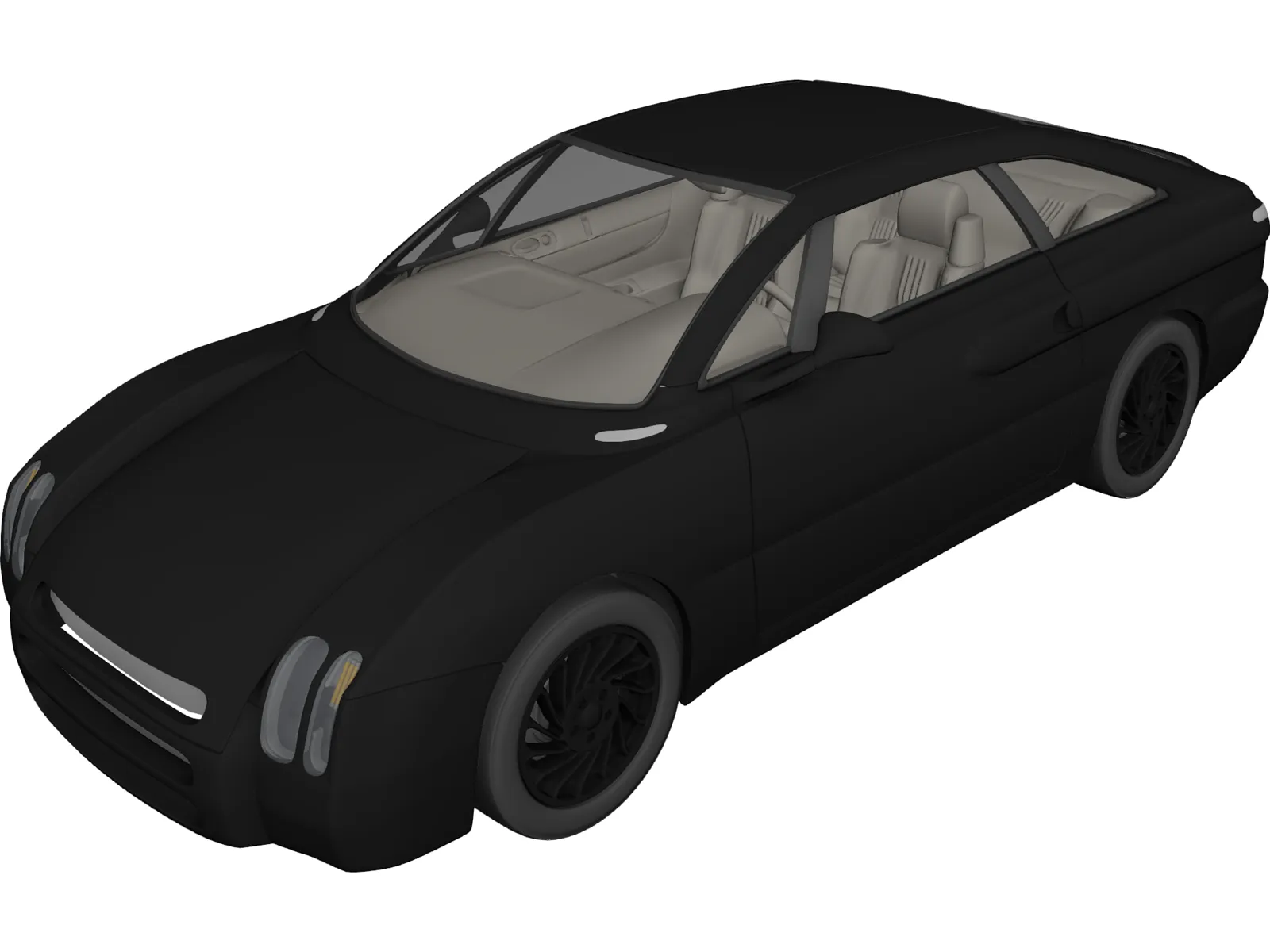 Concept Car 3D Model main preview