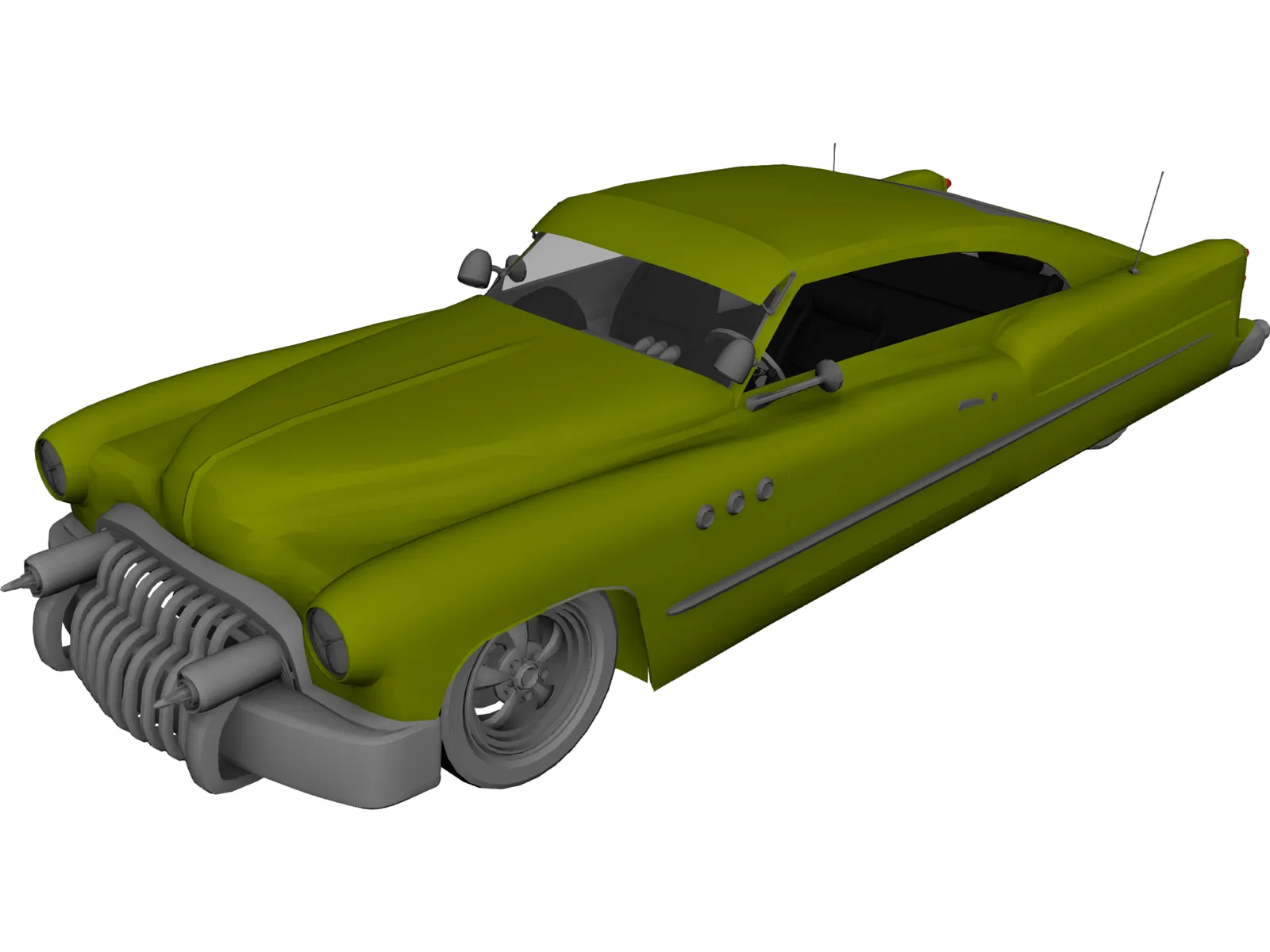 Buick (1950) 3D Model main preview