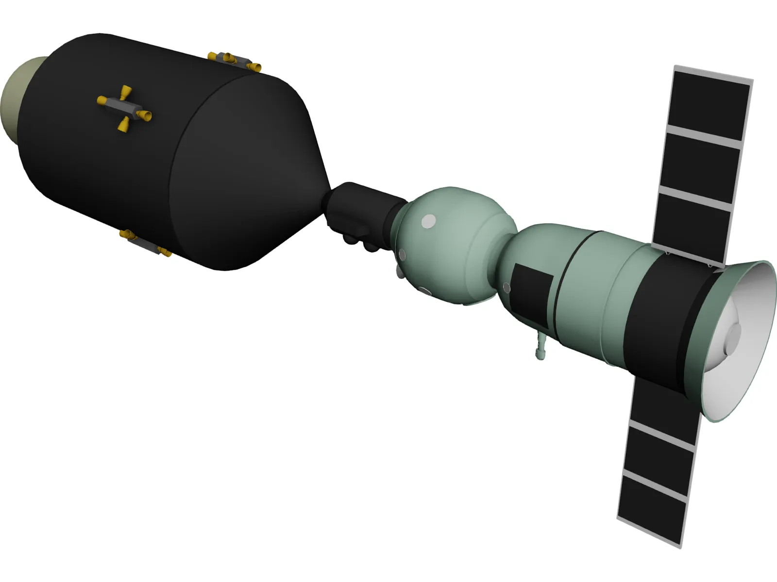 Apollo-Soyuz 3D Model main preview
